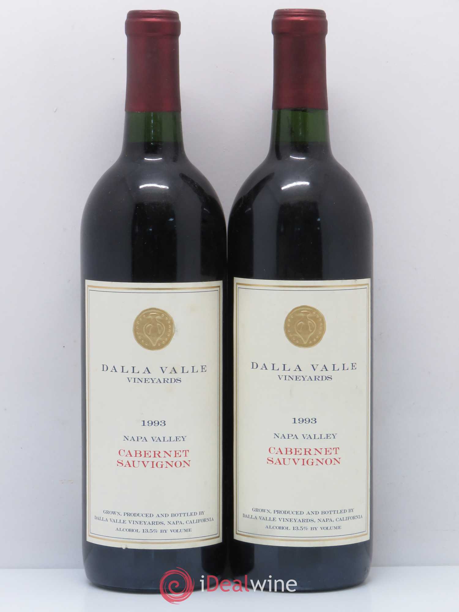 Napa Valley Dalla Valle Cabernet Sauvignon 1993 - Lot de 2 bouteilles - 0