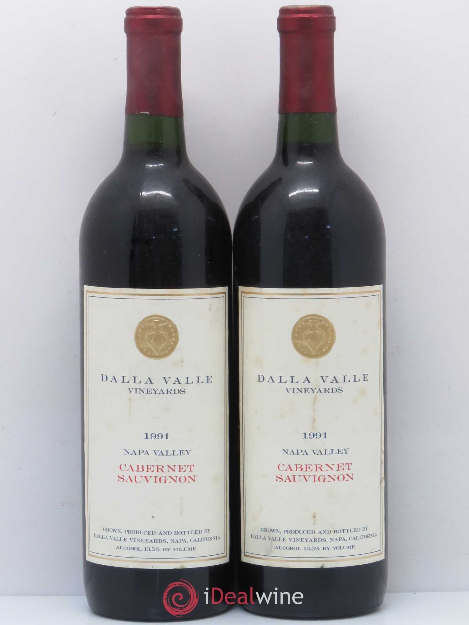 Napa Valley Dalla Valle Cabernet Sauvignon 1991 - Lot de 2 bouteilles - 0