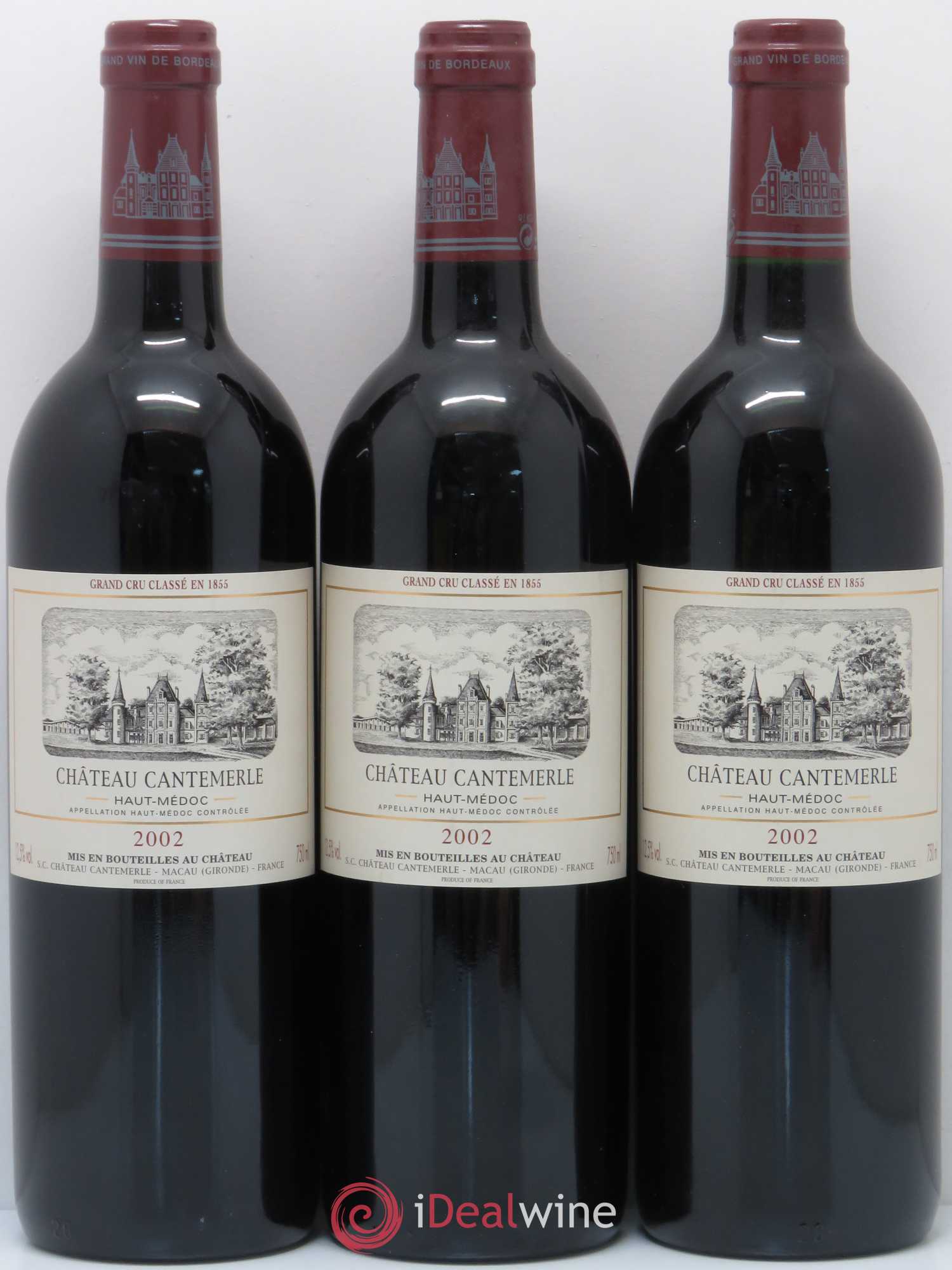 Château Cantemerle 5ème Grand Cru Classé 2002 - Lot de 6 bouteilles - 2