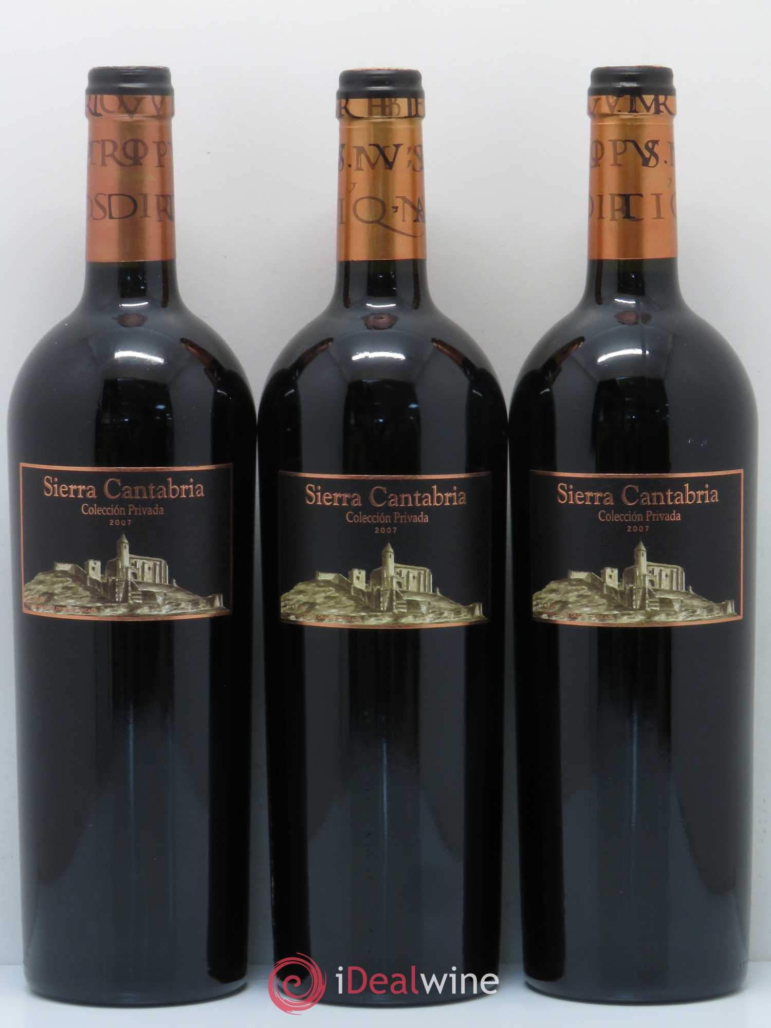 Rioja DOCA Sierra Cantabria Colleccion privada 2007 - Posten von 3 Flaschen - 0