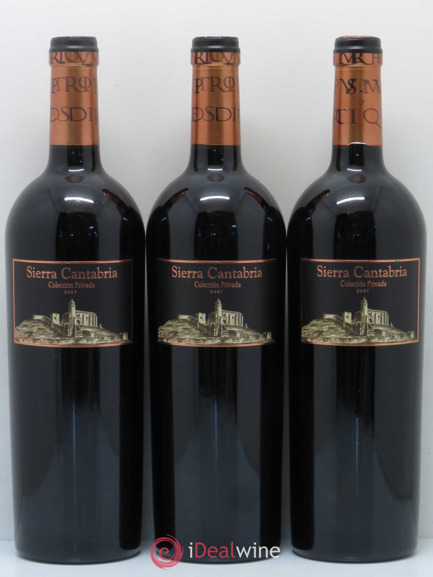 Rioja DOCA Sierra Cantabria Colleccion privada 2007 - Lotto di 3 bottiglie - 0