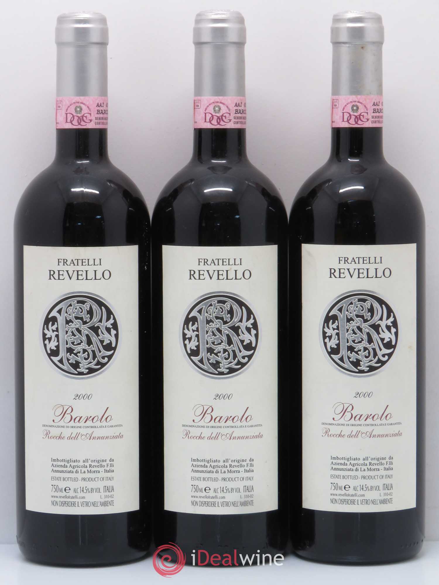 Barolo DOCG Rocche dell' Annunziata Fratelli Revello 2000 - Lot de 6 bouteilles - 2