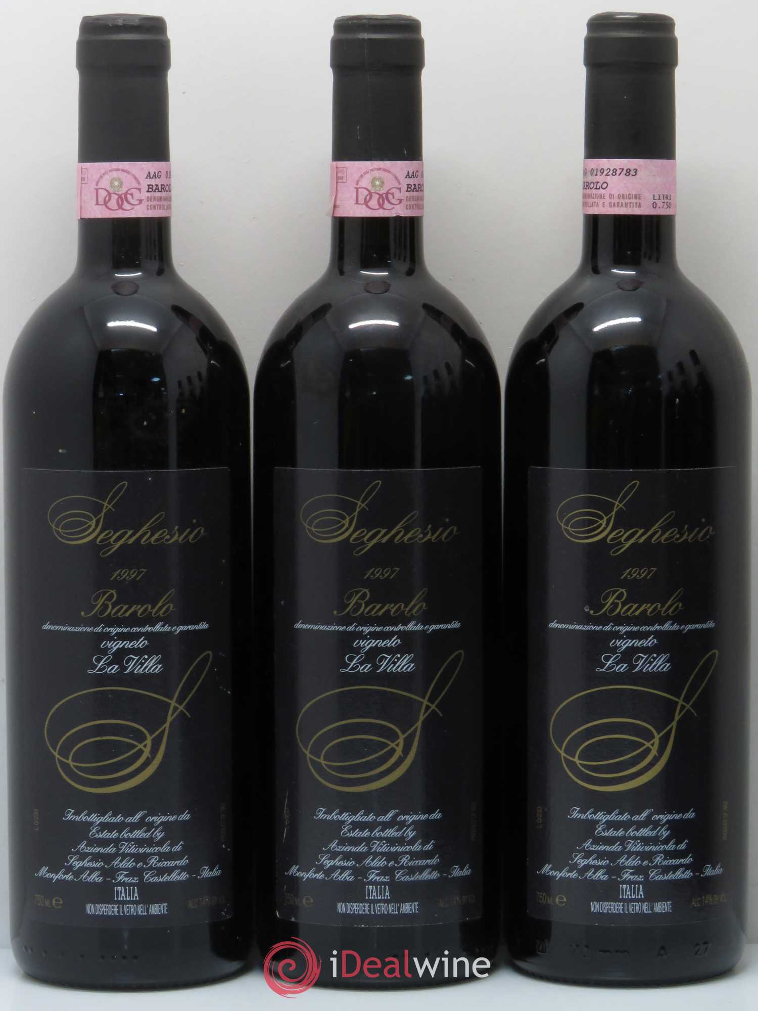Barolo Seghesio La Villa 1997 - Posten von 6 Flaschen - 1