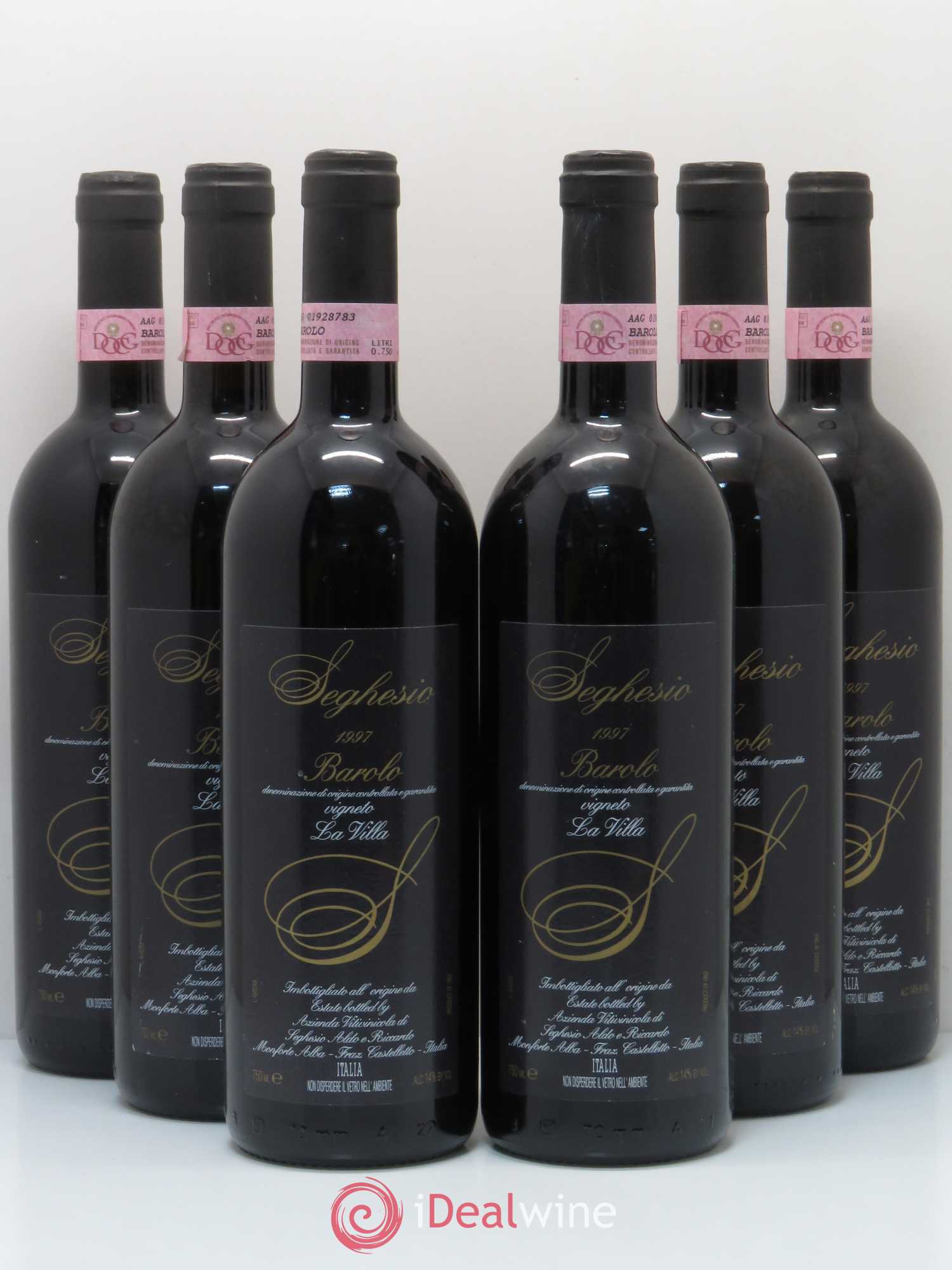 Barolo Seghesio La Villa 1997 - Posten von 6 Flaschen - 0