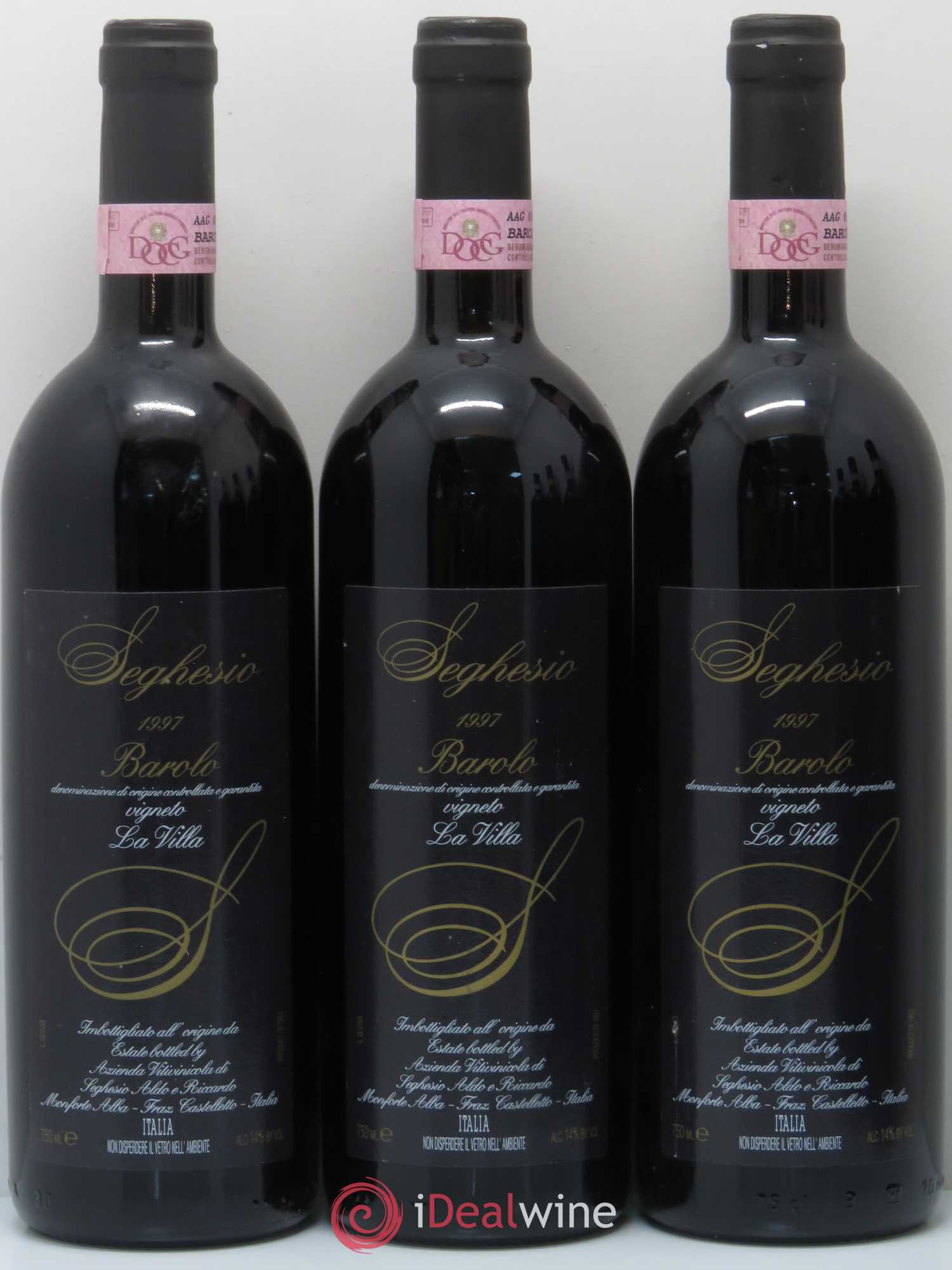 Barolo Seghesio La Villa 1997 - Posten von 6 Flaschen - 1