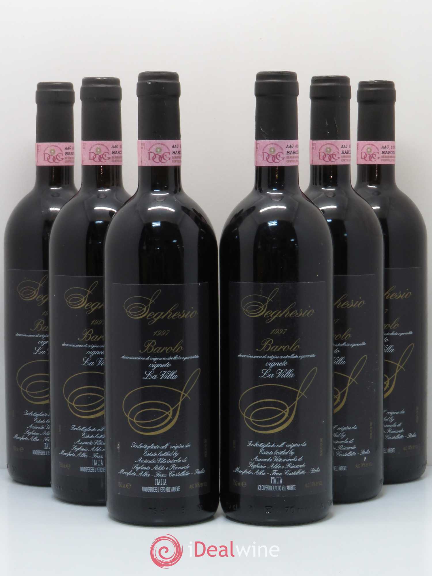 Barolo Seghesio La Villa 1997 - Posten von 6 Flaschen - 0