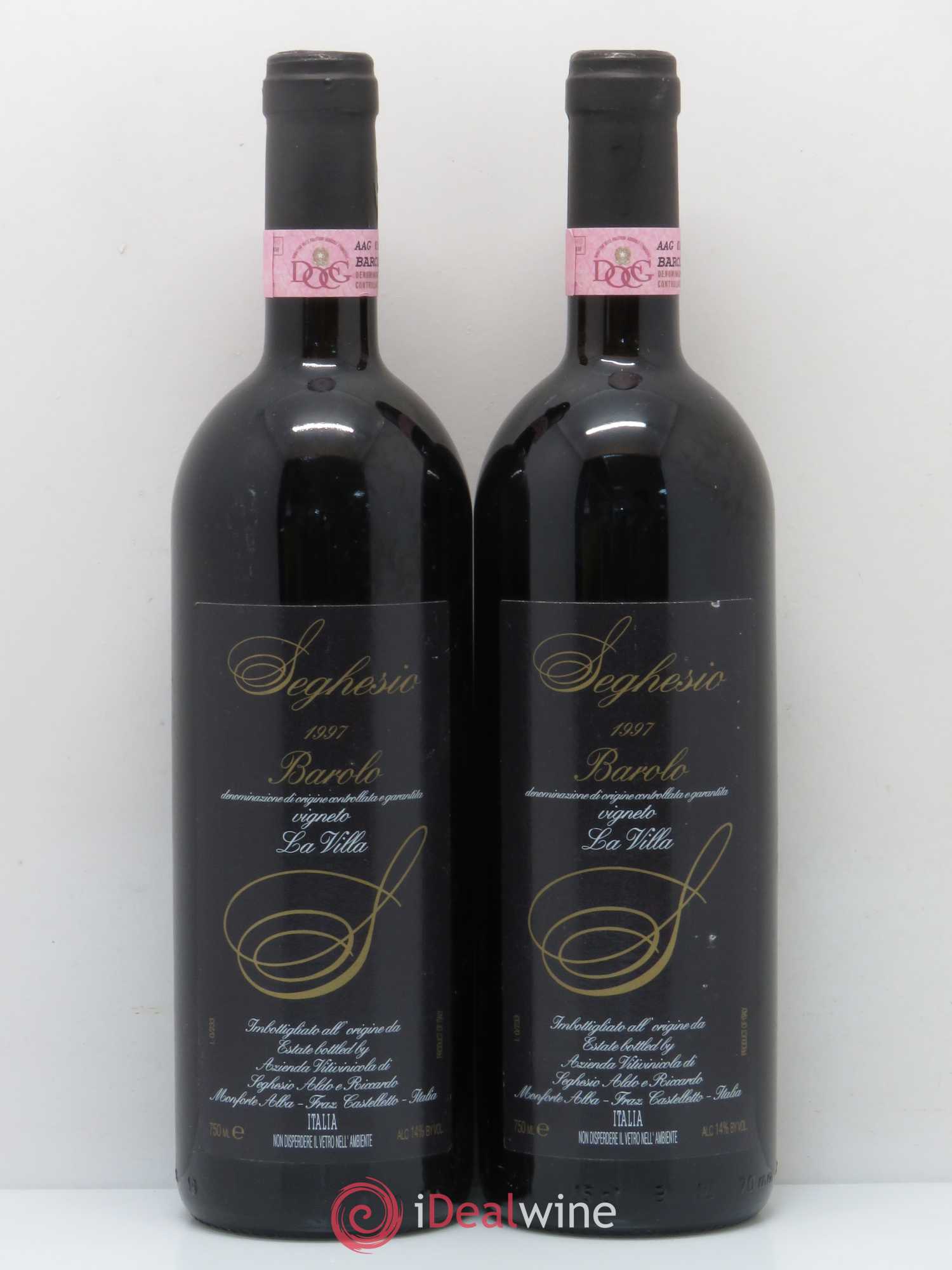 Barolo Seghesio La Villa 1997 - Posten von 2 Flaschen - 0