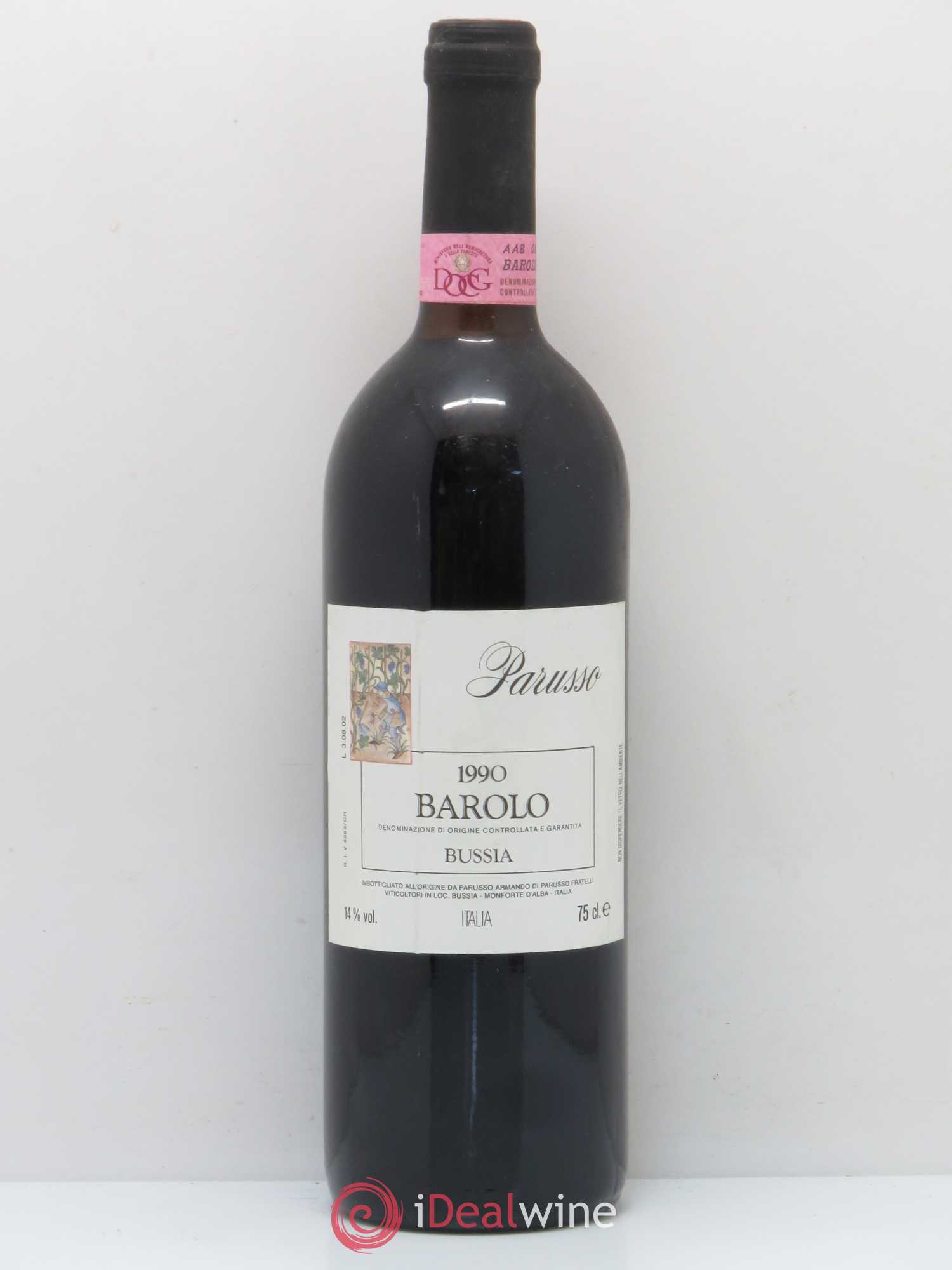 Barolo Bussia Parusso 1990 - Posten von 1 Flasche - 0
