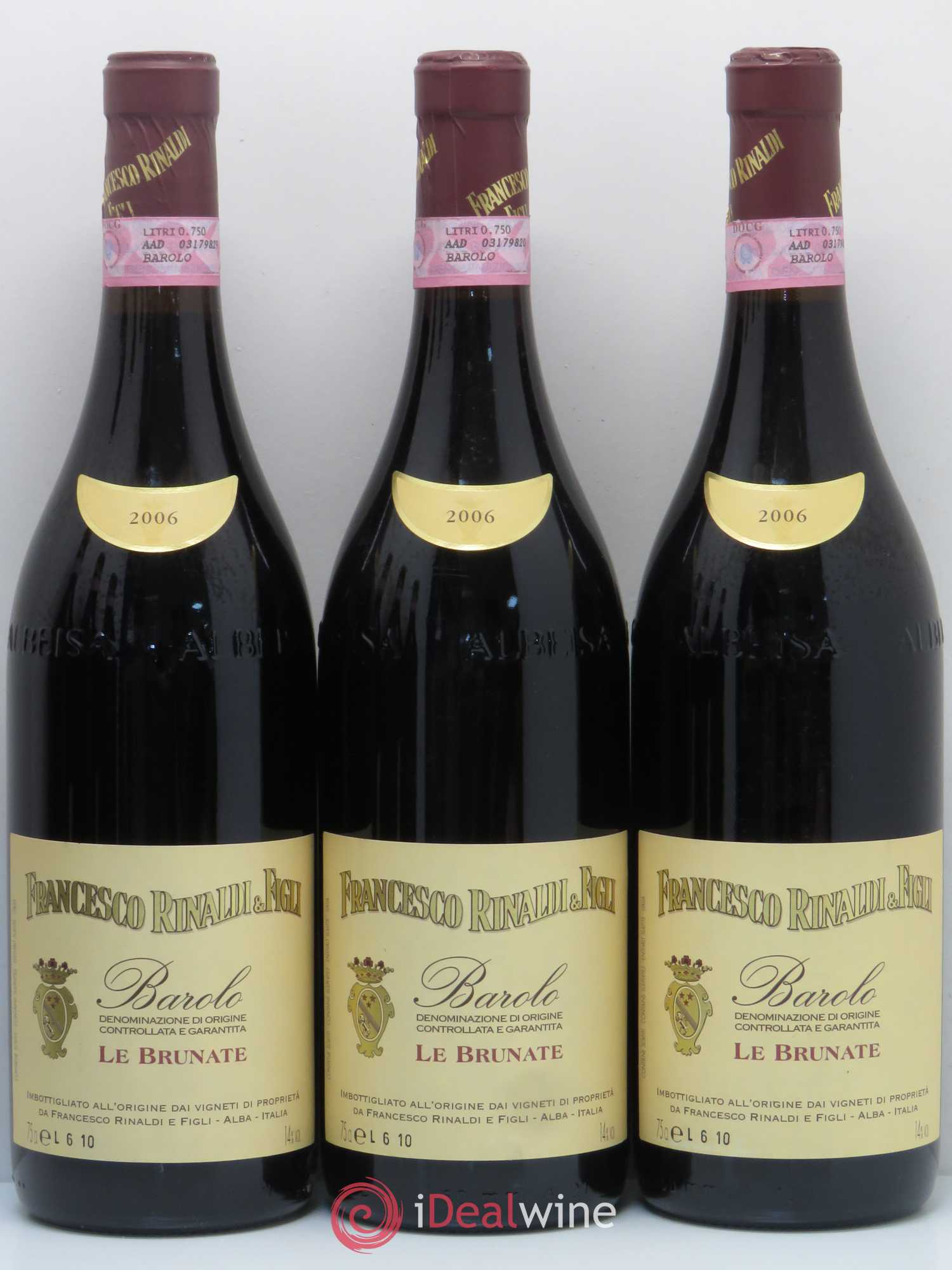 Barolo Le Brunate Francesco Rinaldi 2006 - Lot of 6 bottles - 1