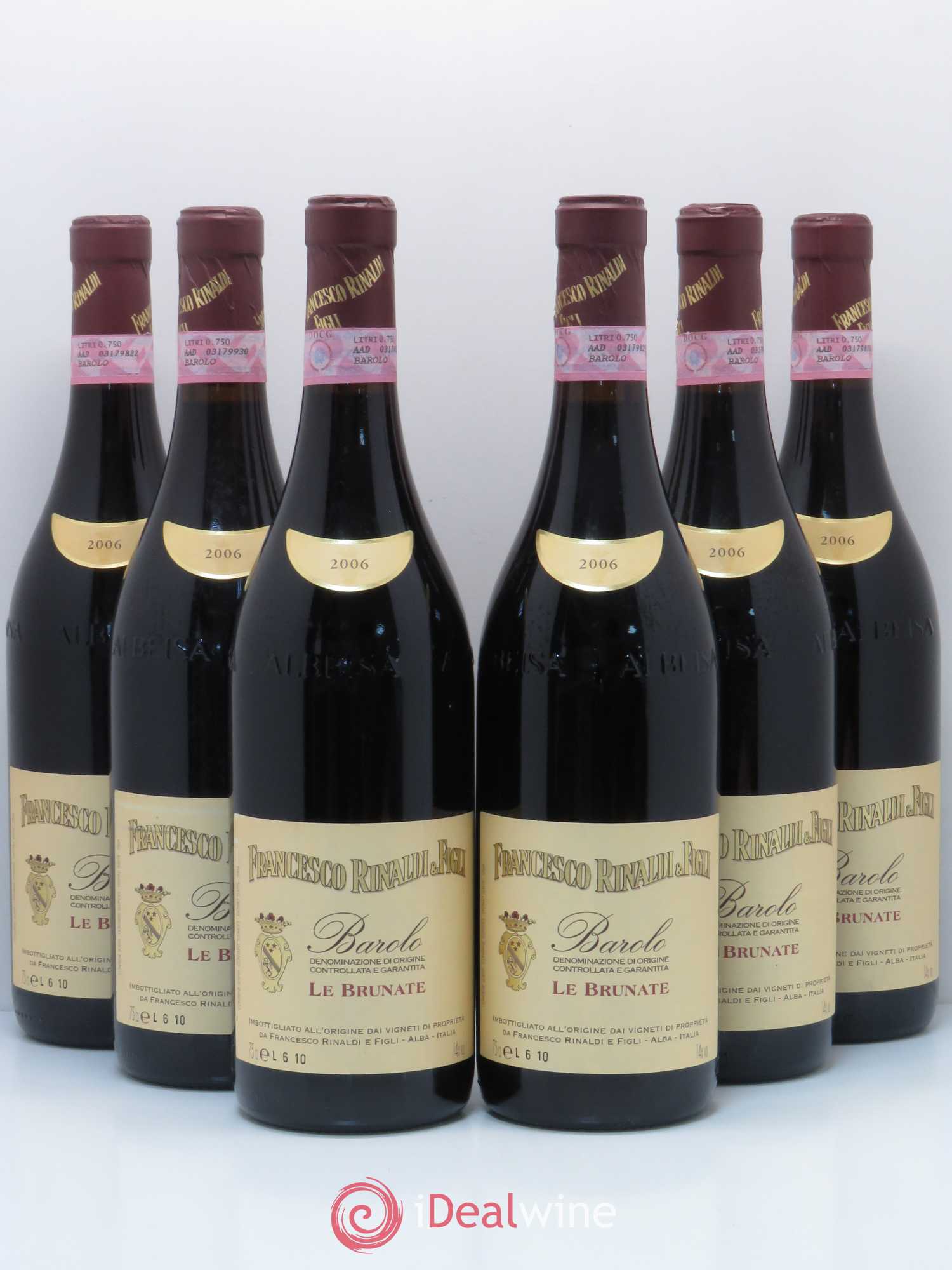 Barolo Le Brunate Francesco Rinaldi 2006 - Lot of 6 bottles - 0