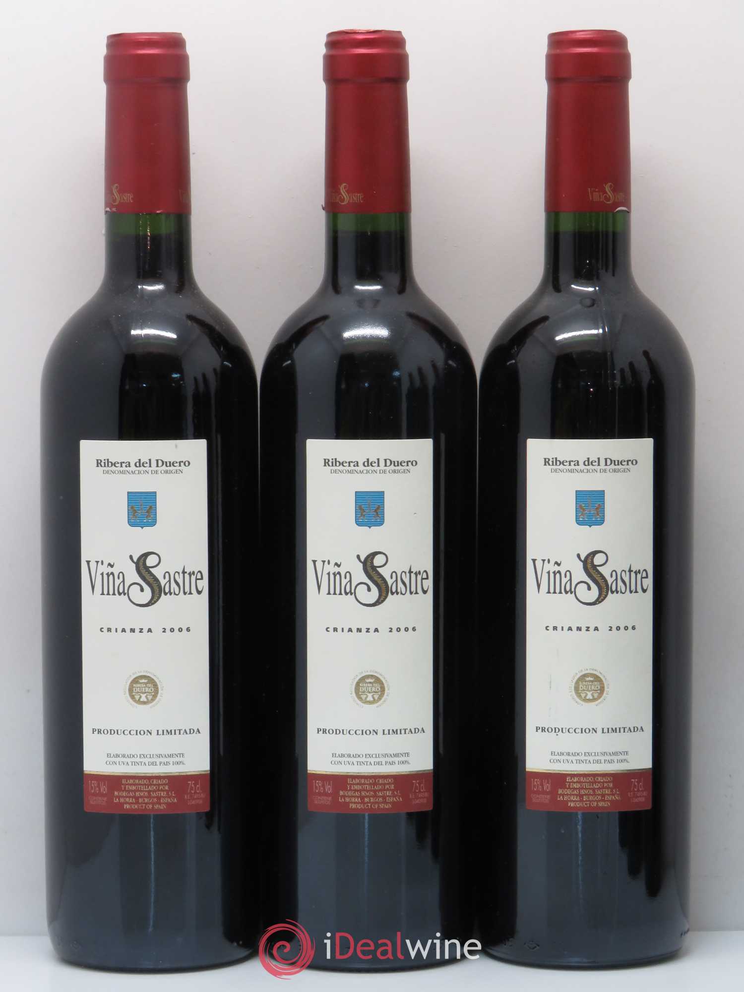 Ribera Del Duero DO Vina Sastre Crianza 2006 - Lot of 6 bottles - 1