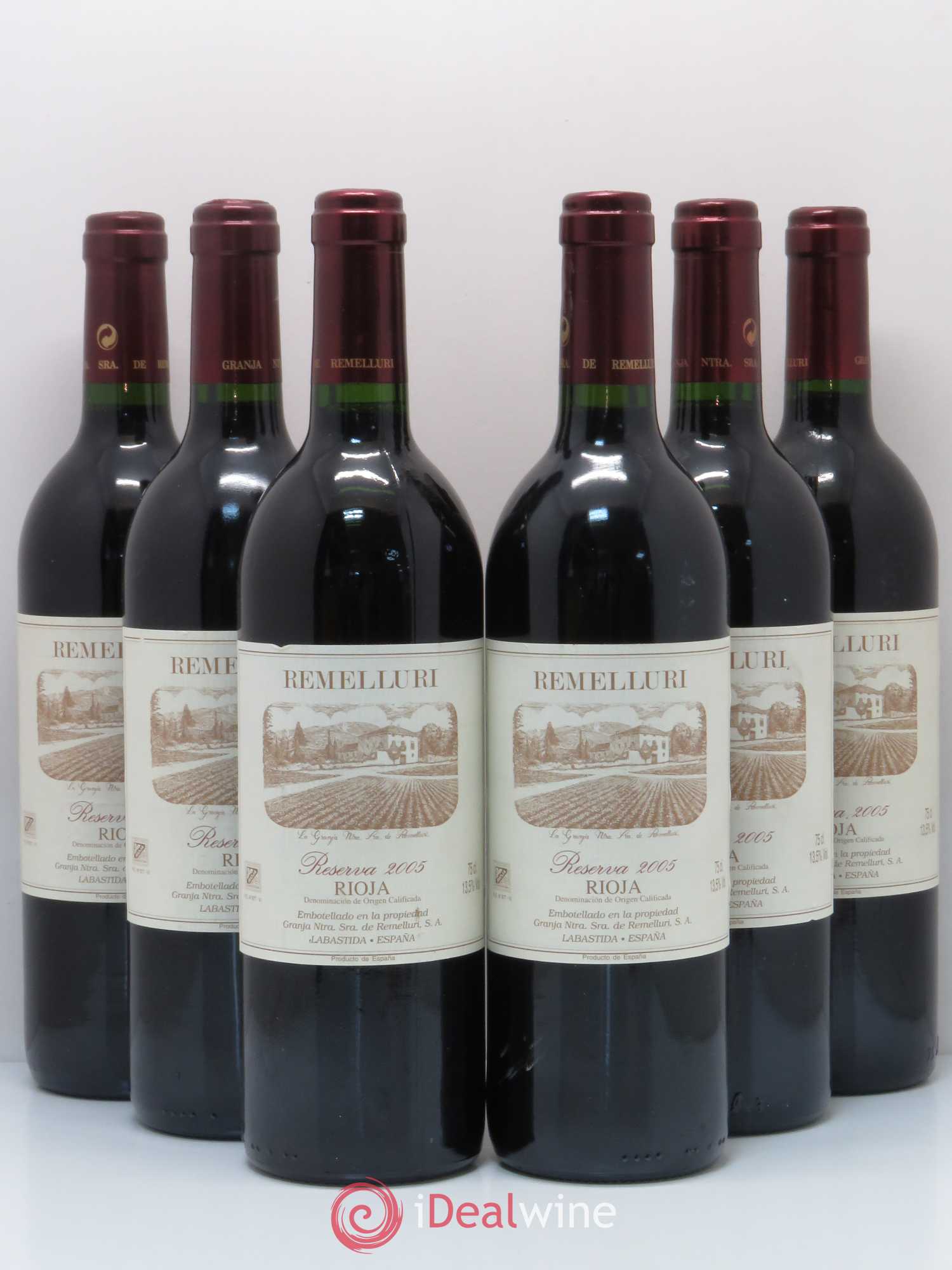 Rioja DOCA Remelluri Reserva Granja Nuestra Senora de Remelluri 2005 - Lot de 6 bouteilles - 0