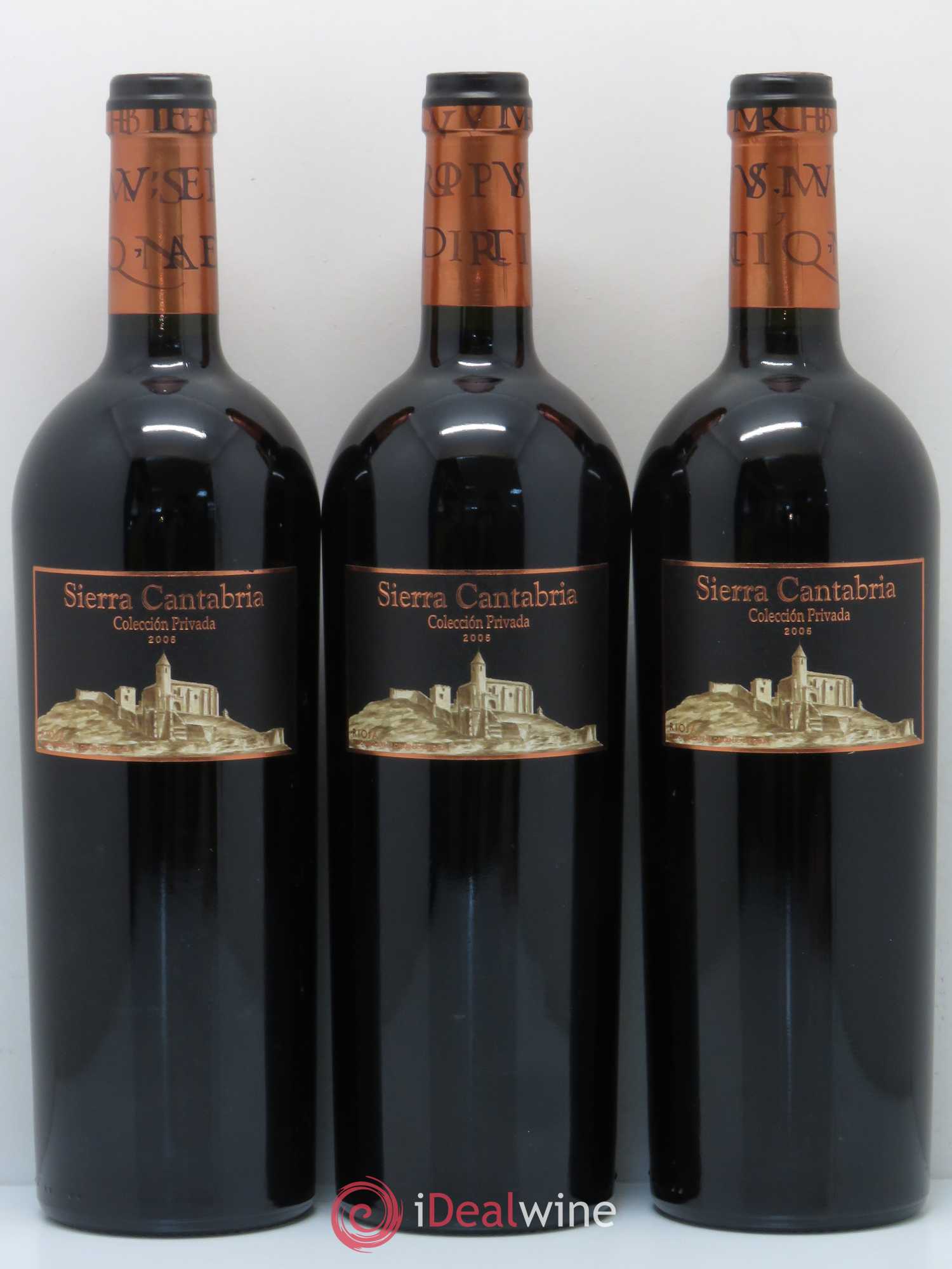 Rioja DOCA Sierra Cantabria Colleccion privada 2005 - Lotto di 3 bottiglie - 0