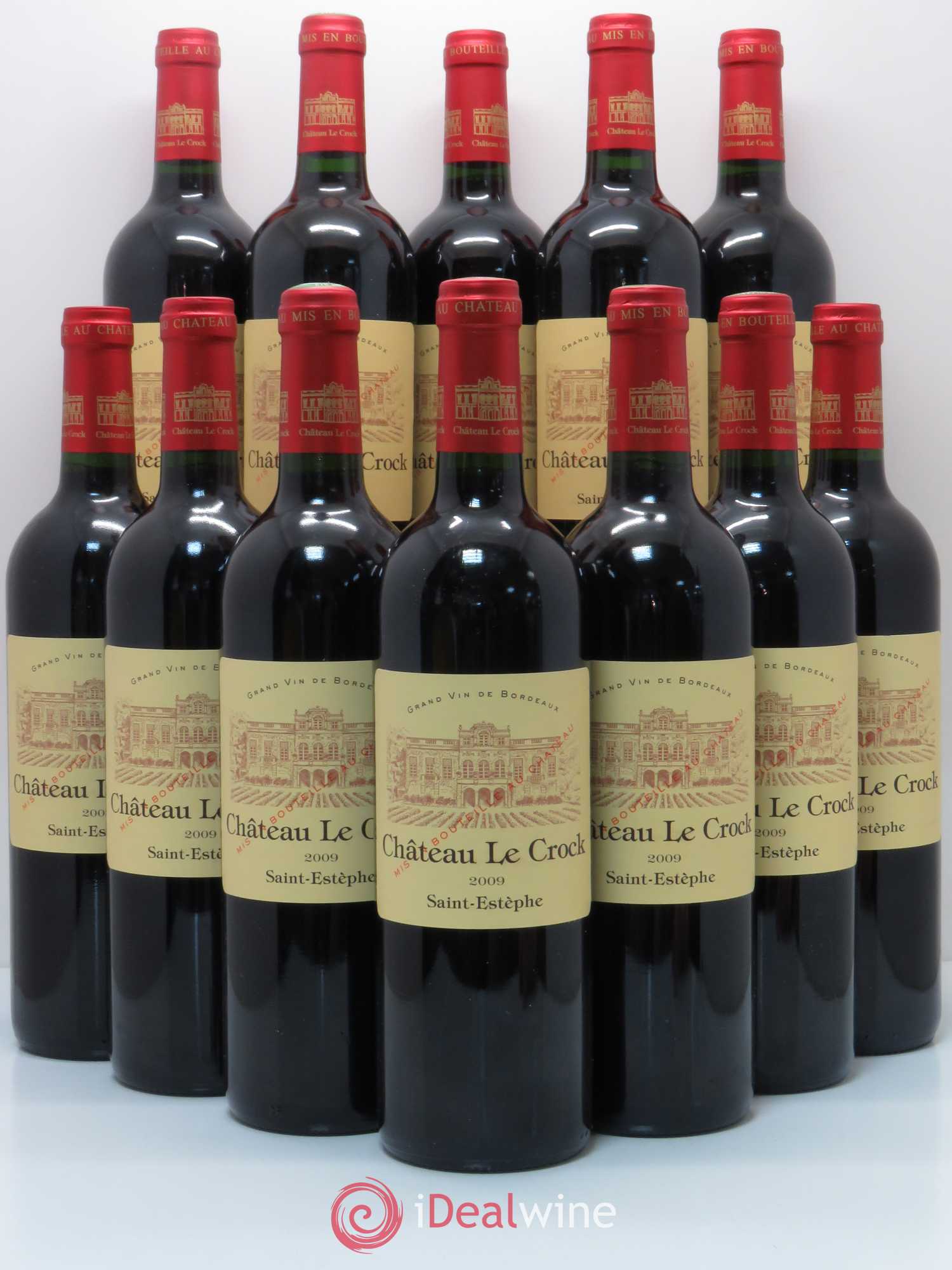 Château le Crock Cru Bourgeois 2009 - Lot de 12 bouteilles - 0