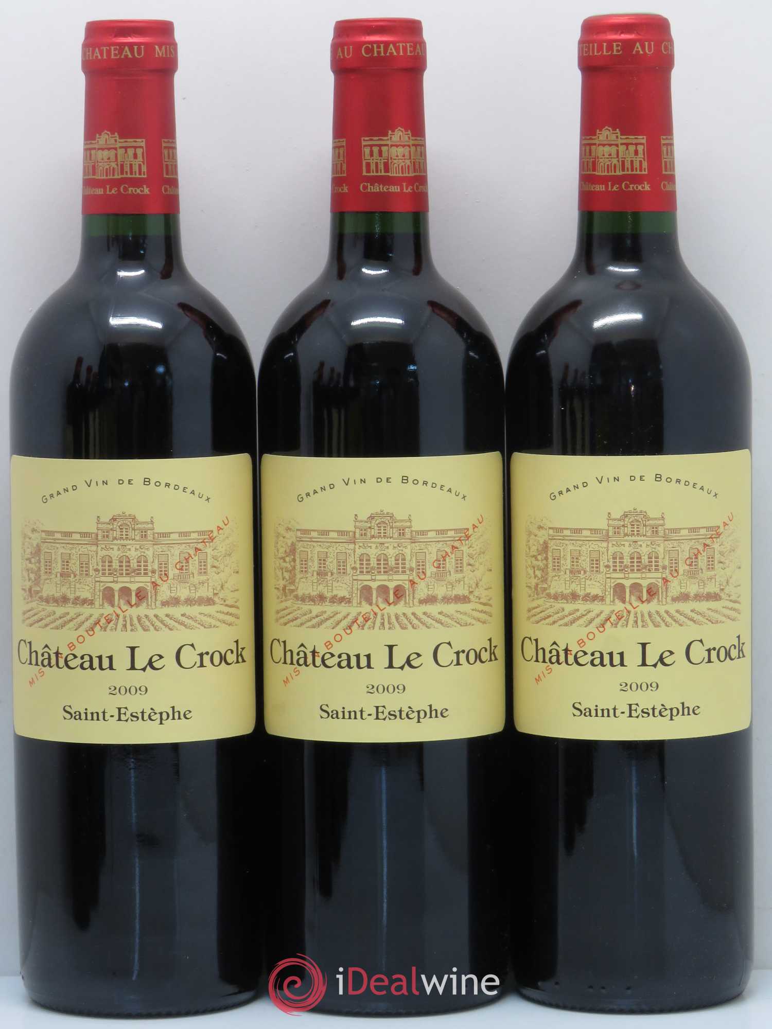 Château le Crock Cru Bourgeois 2009 - Lot de 12 bouteilles - 1
