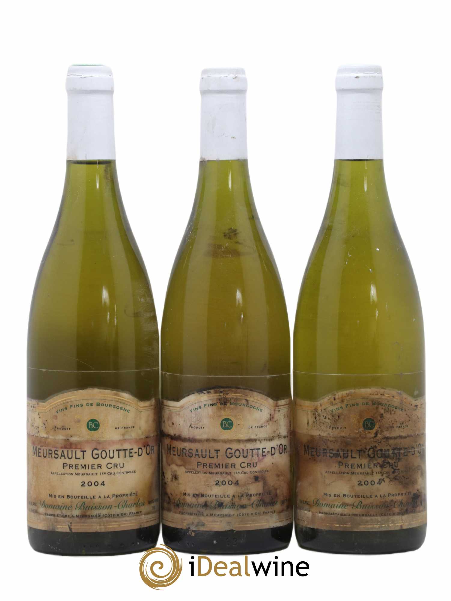 Meursault 1er Cru Goutte d'Or Buisson-Charles (Domaine) 2004 - Lot de 3 bouteilles - 0
