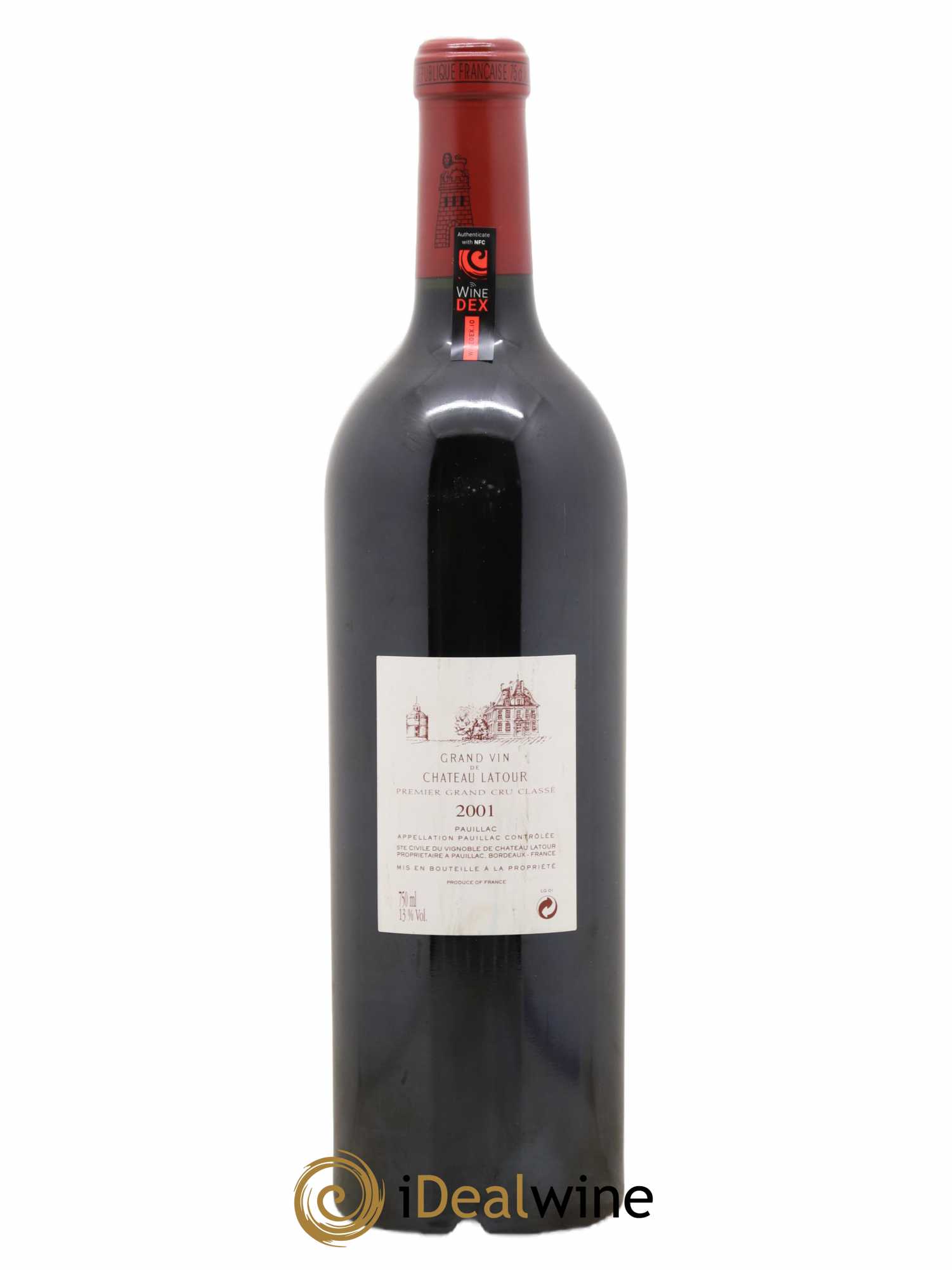 Château Latour 1er Grand Cru Classé 2001 - Lot de 1 bouteille - 1