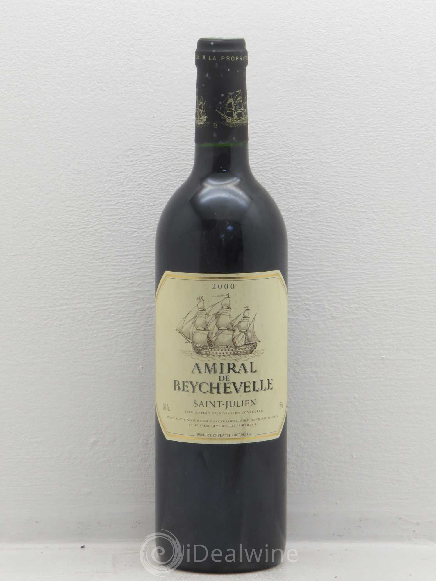 Amiral de Beychevelle Second Vin 2000 - Lot de 1 bouteille - 0