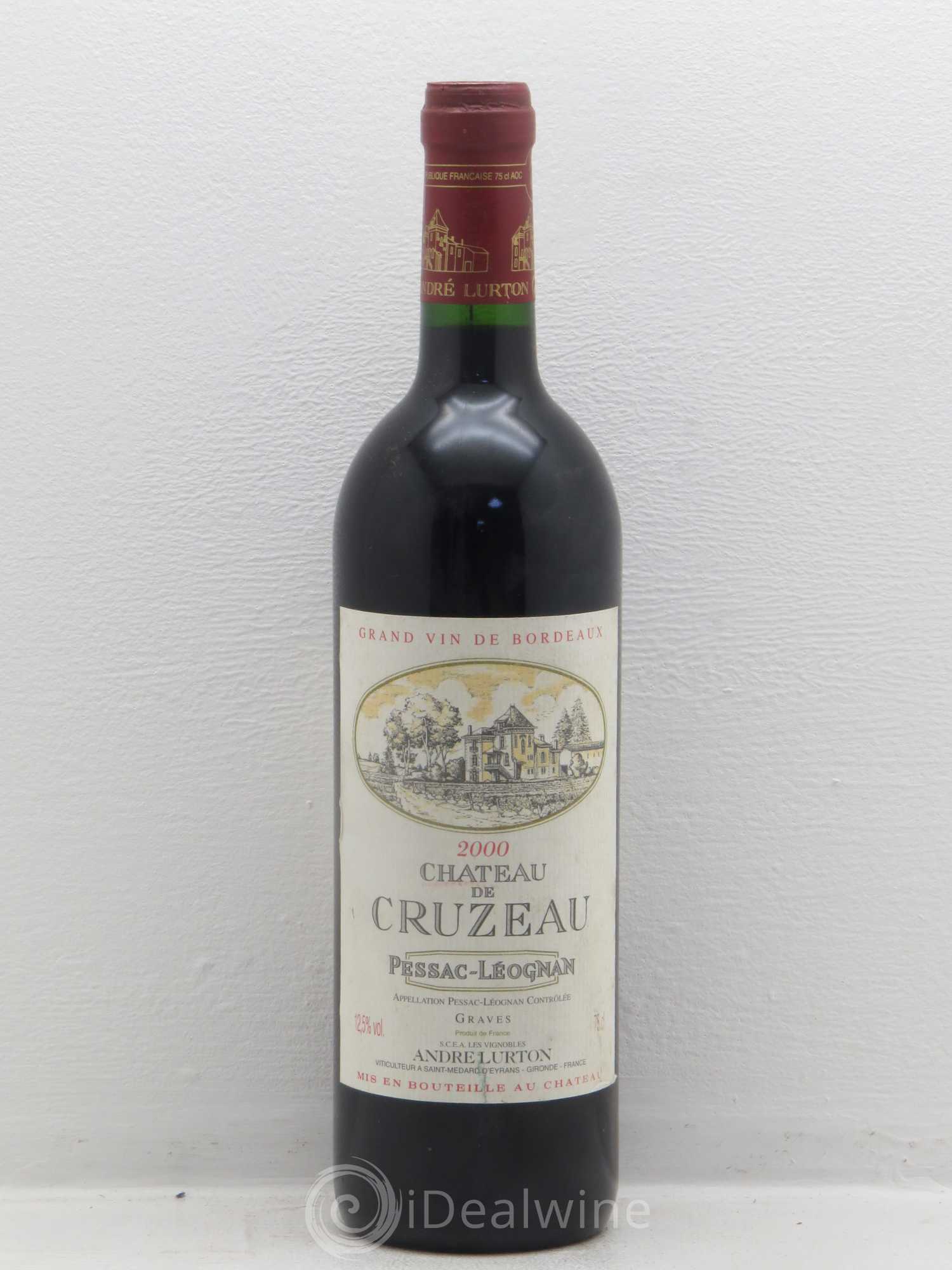 Château de Cruzeau 2000 - Lot de 1 bouteille - 0
