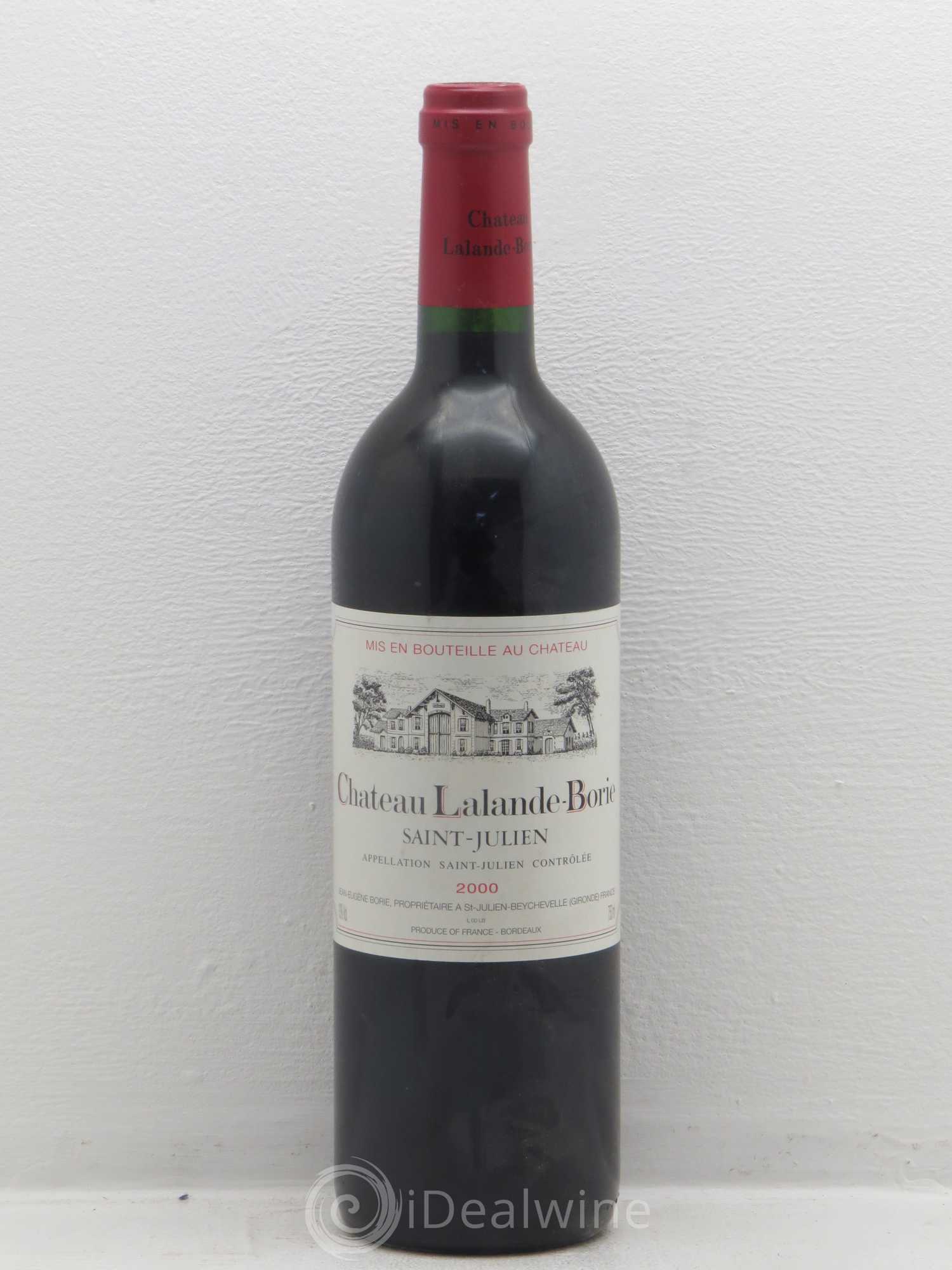 Château Lalande Borie 2000 - Lot de 1 bouteille - 0
