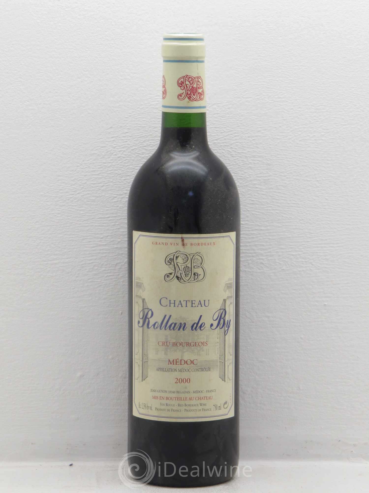 Château Rollan de By Cru Bourgeois 2000 - Lot de 1 bouteille - 0
