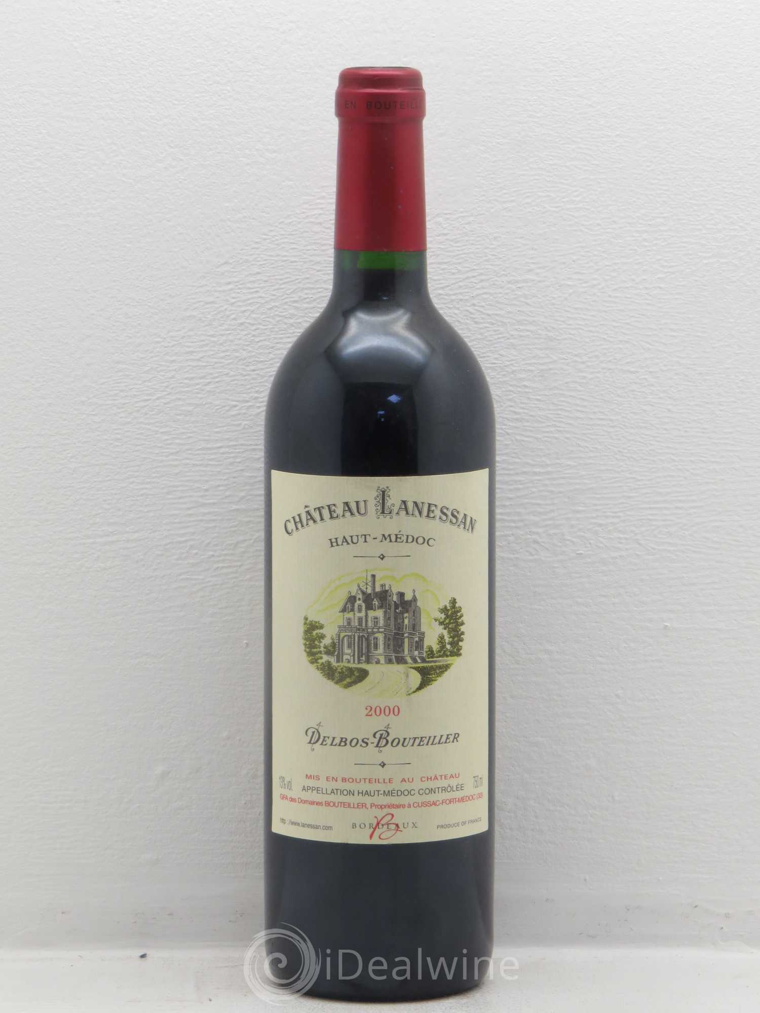 Château Lanessan Cru Bourgeois 2000 - Lot de 1 bouteille - 0