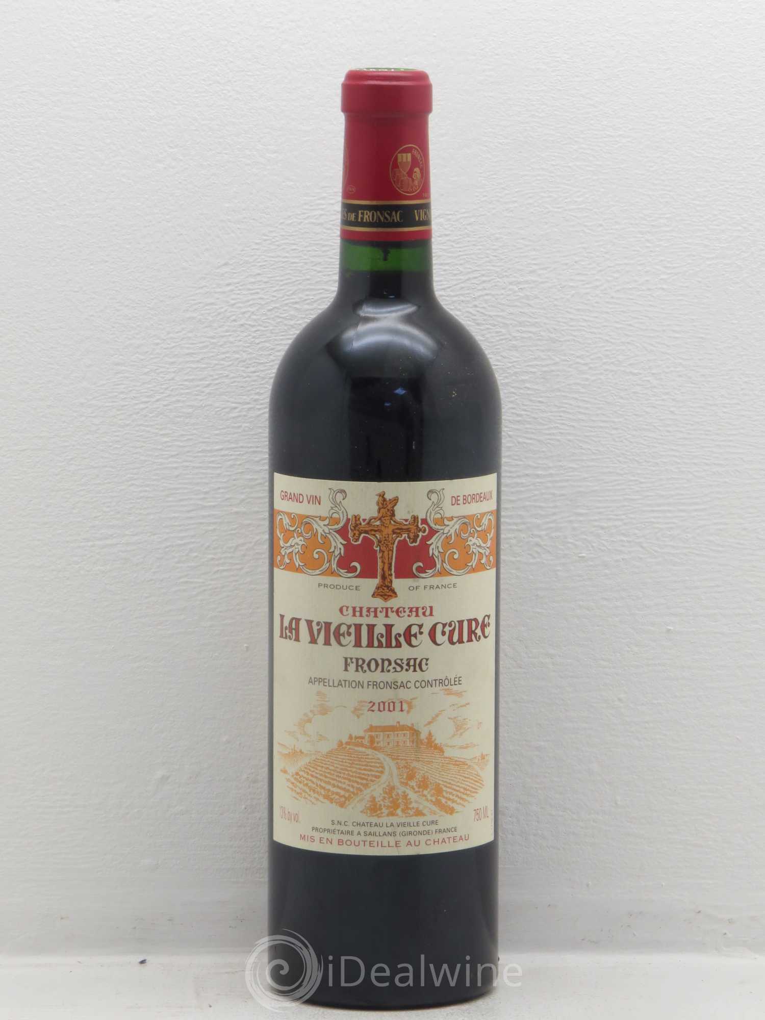 Château La Vieille Cure 2001 - Lot de 1 bouteille - 0