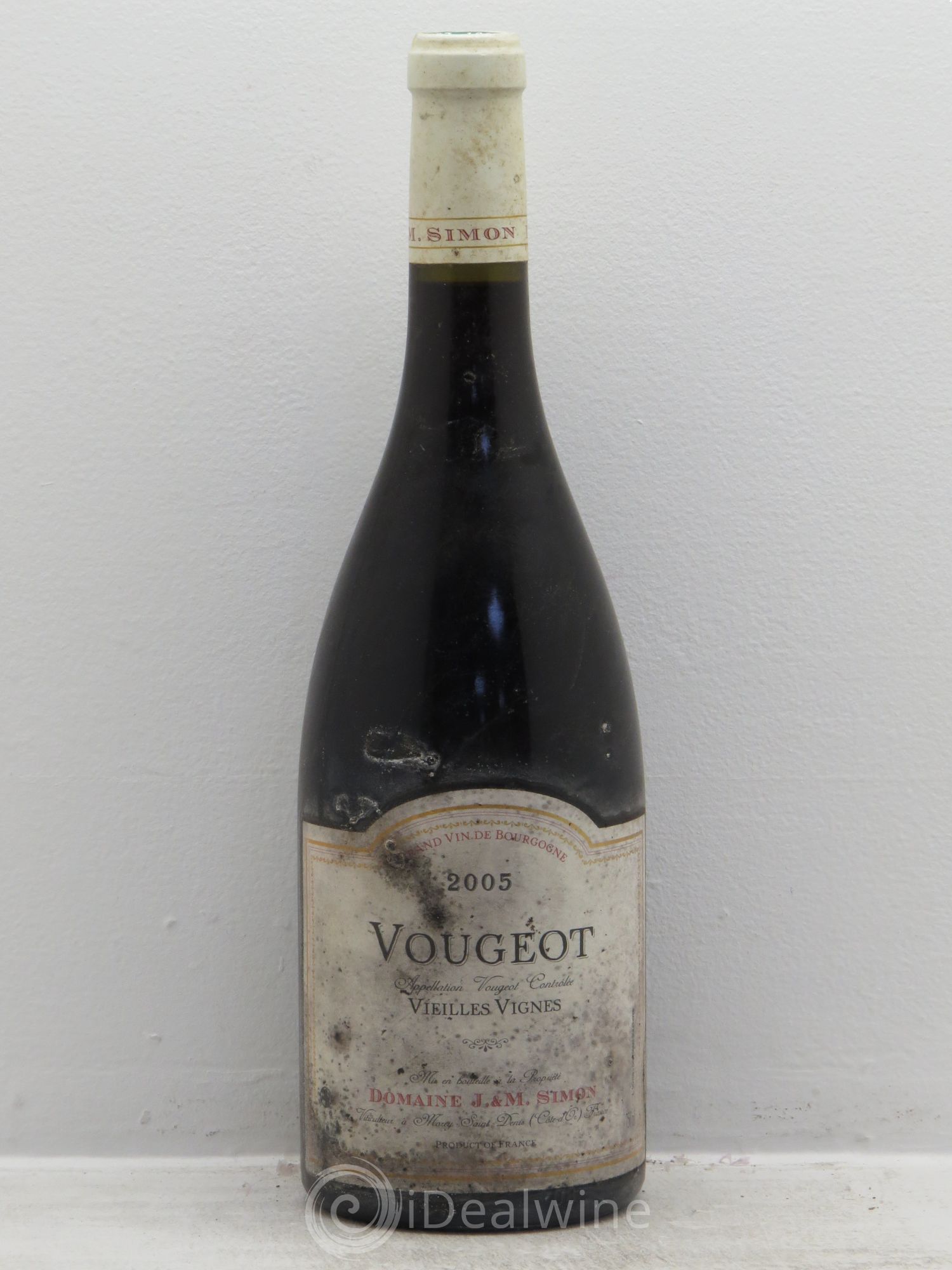 Vougeot Vieilles Vignes J&M Simon 2005 - Posten von 1 Flasche - 0