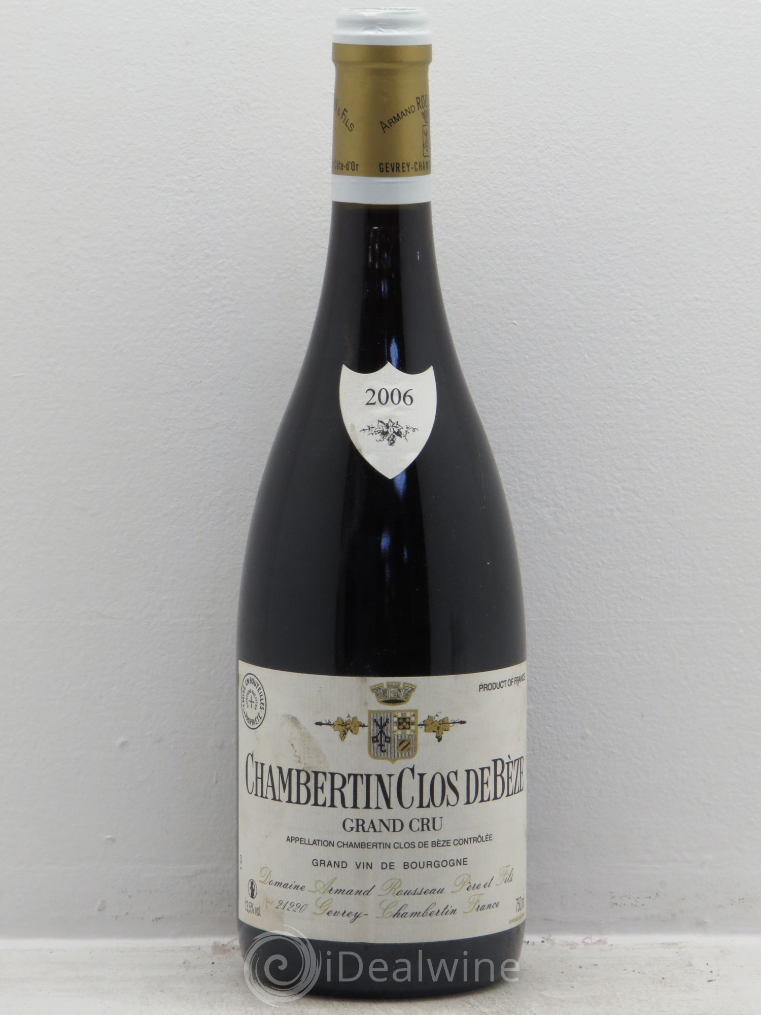 Chambertin Clos de Bèze Grand Cru Armand Rousseau (Domaine) 2006 - Lot de 1 bouteille - 0