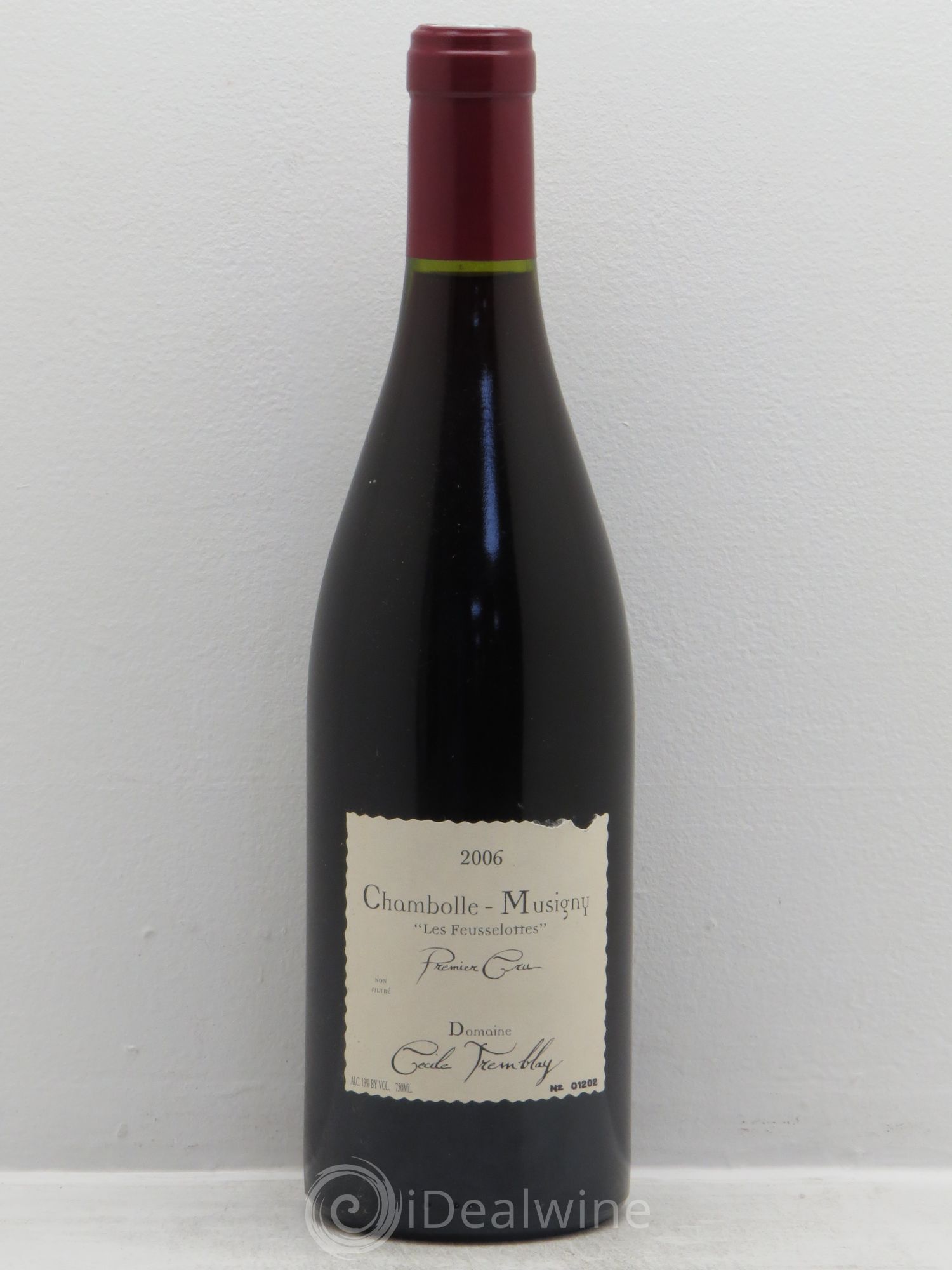 Chambolle-Musigny 1er Cru Les Feusselottes Cécile Tremblay 2006 - Lot de 1 bouteille - 0