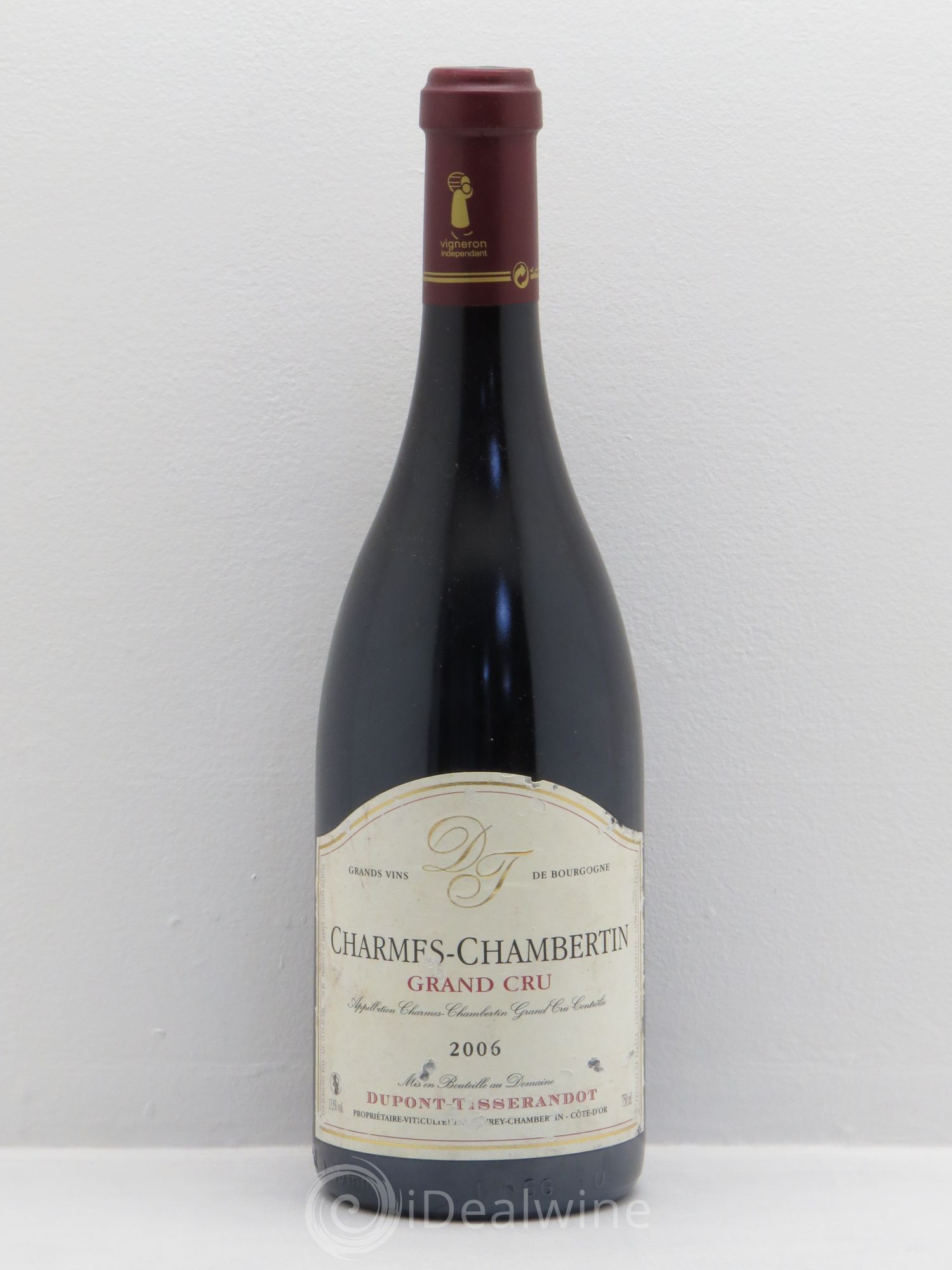 Charmes-Chambertin Grand Cru Dupont-Tisserandot (Domaine) 2006 - Lot de 1 bouteille - 0