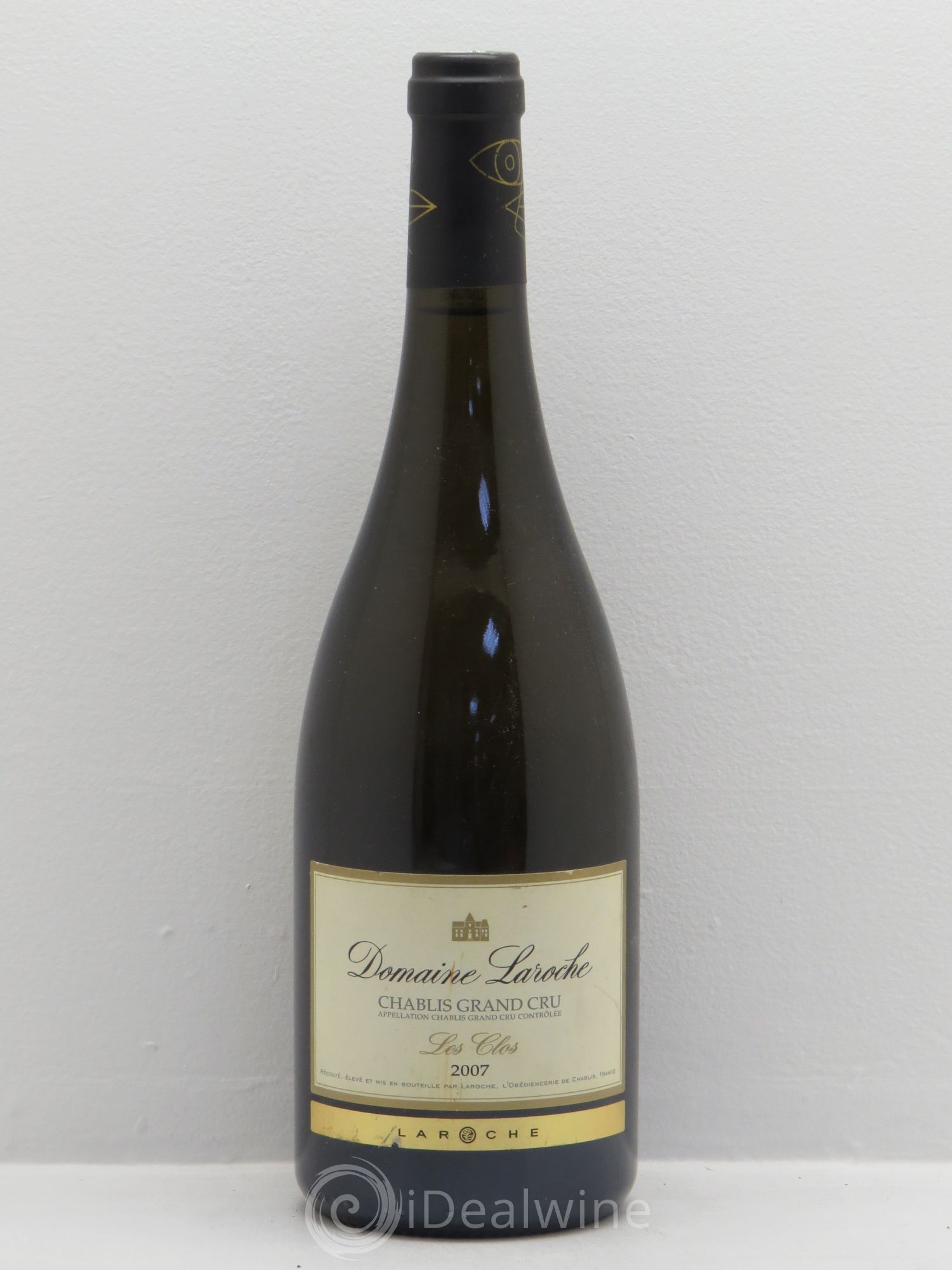 Chablis Grand Cru Les Clos Domaine Laroche 2007 - Lot de 1 bouteille - 0