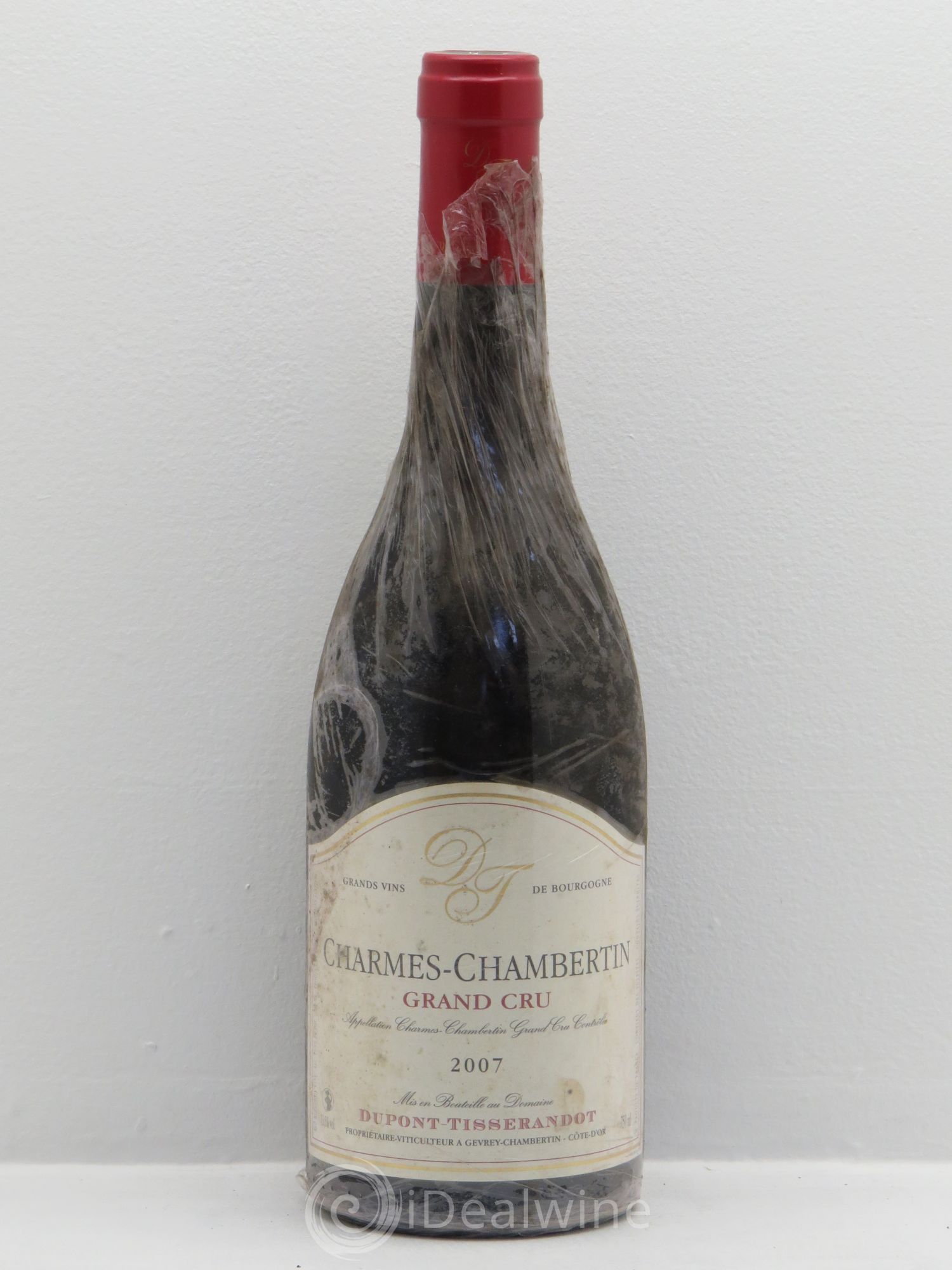 Charmes-Chambertin Grand Cru Dupont-Tisserandot (Domaine) 2007 - Lot de 1 bouteille - 0