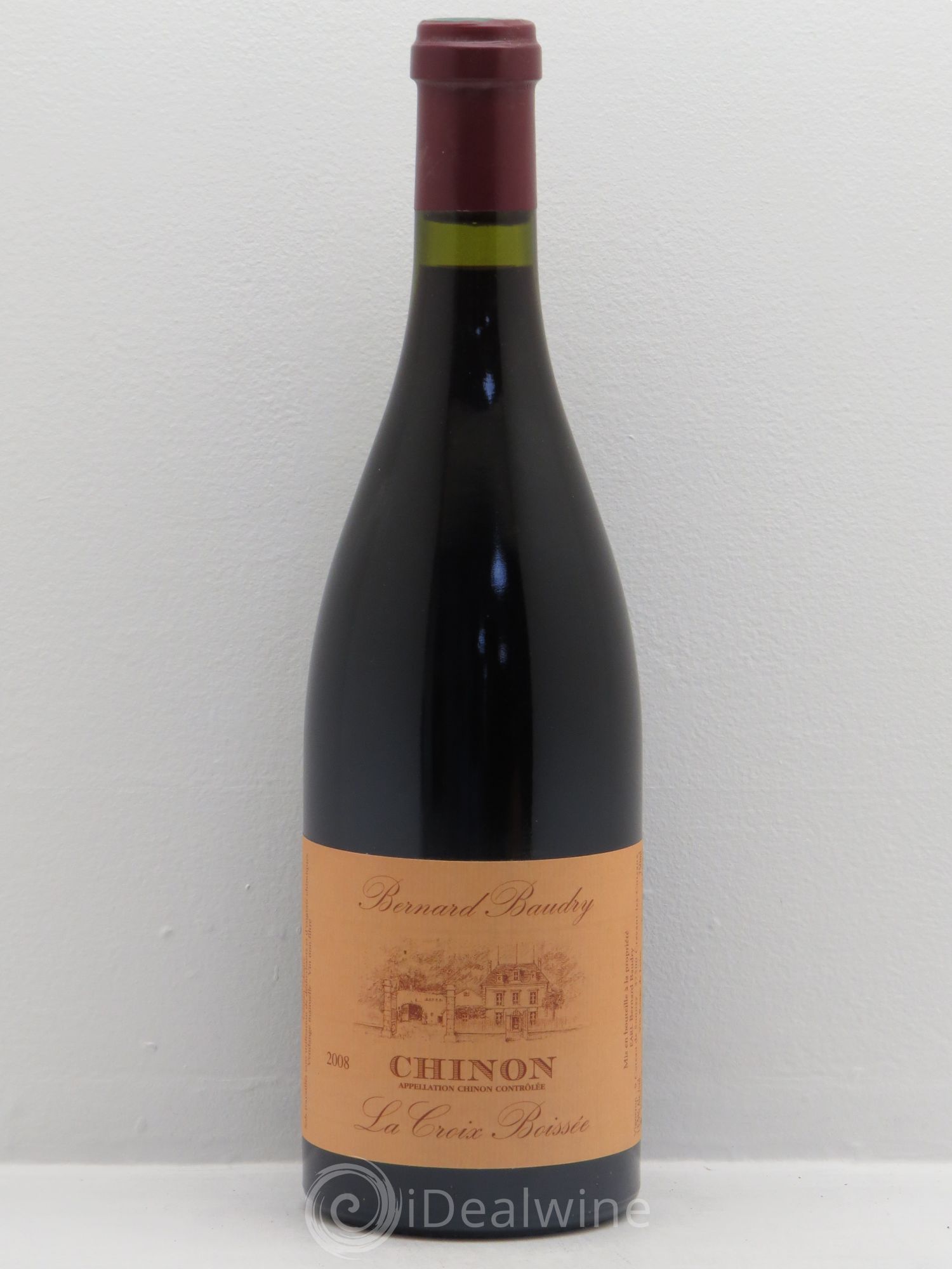 Chinon La Croix Boissée Bernard Baudry 2008 - Lot de 1 bouteille - 0