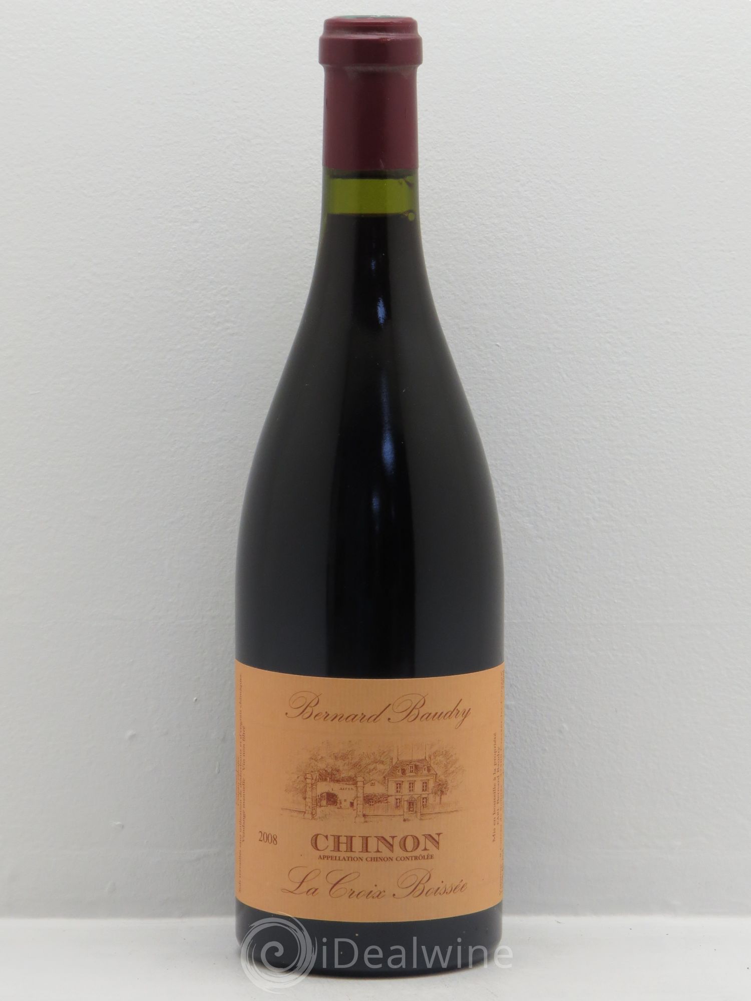 Chinon La Croix Boissée Bernard Baudry 2008 - Lot de 1 bouteille - 0