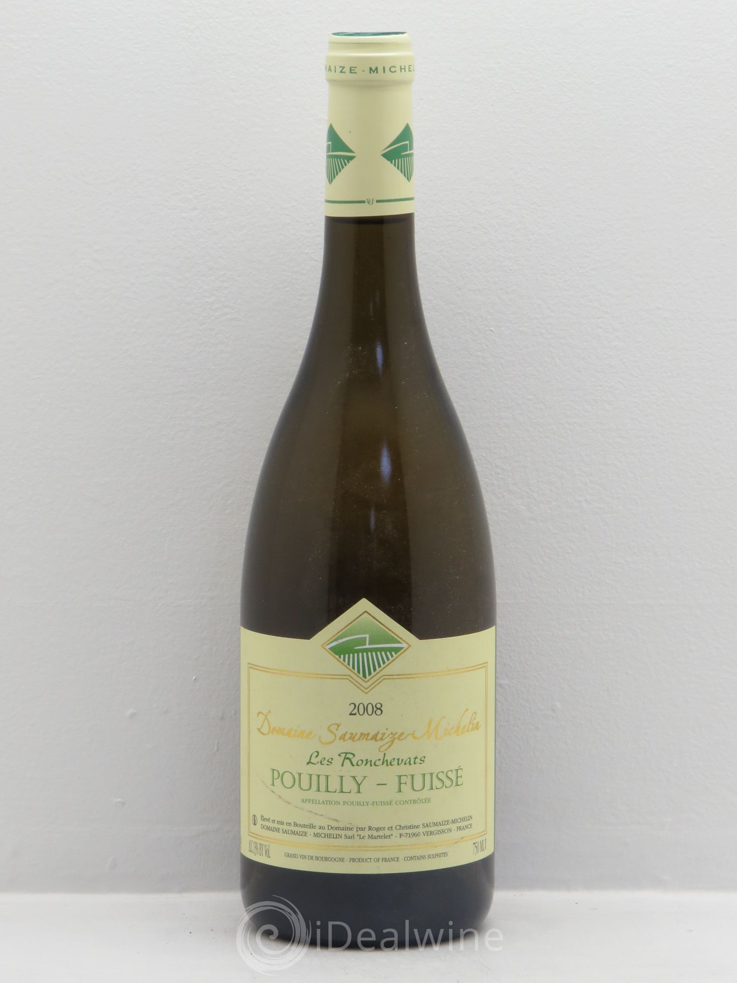 Pouilly-Fuissé Les ronchevats Saumaize Michelin 2008 - Posten von 1 Flasche - 0