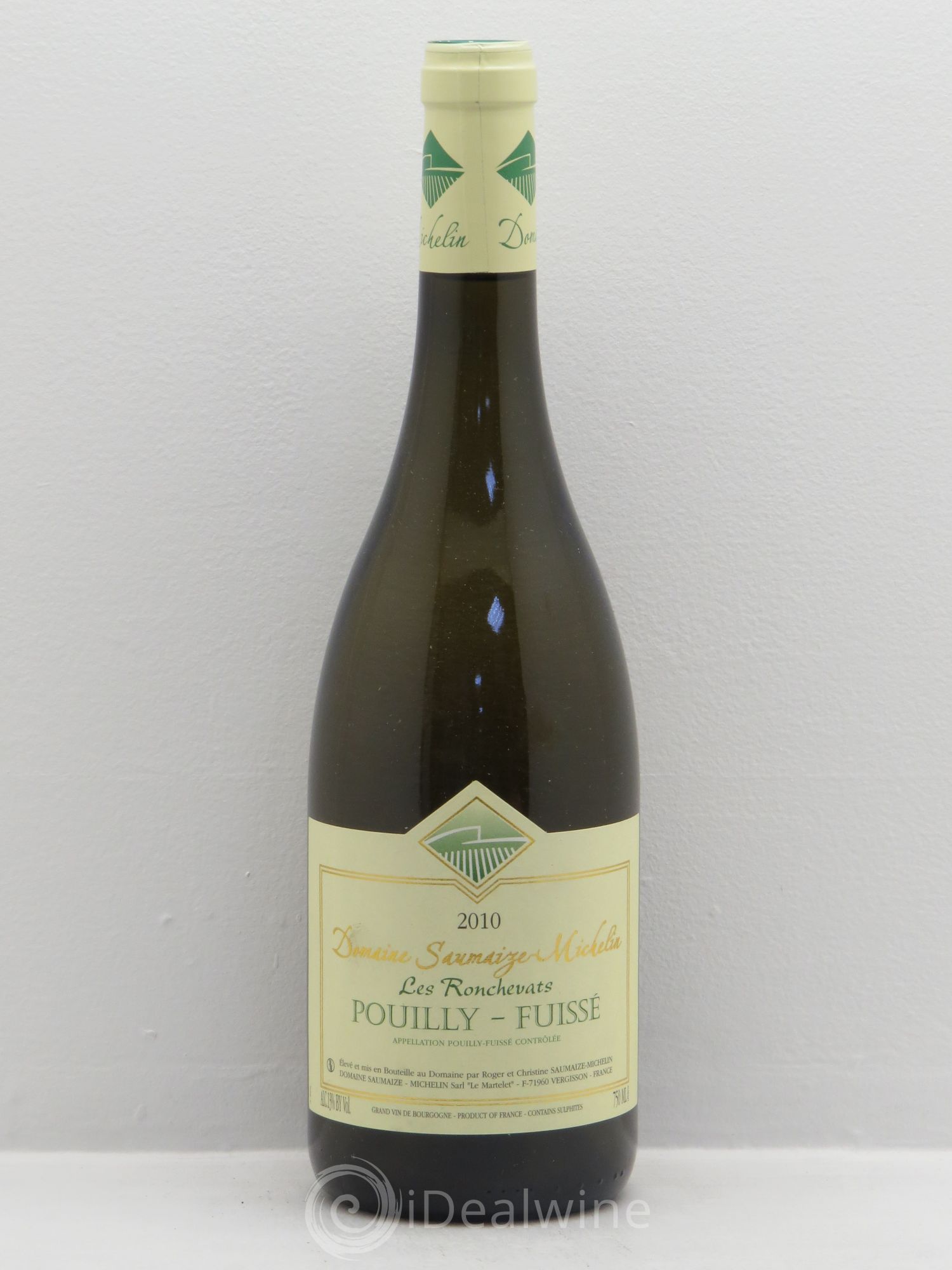 Pouilly-Fuissé Les ronchevats Saumaize Michelin 2010 - Posten von 1 Flasche - 0
