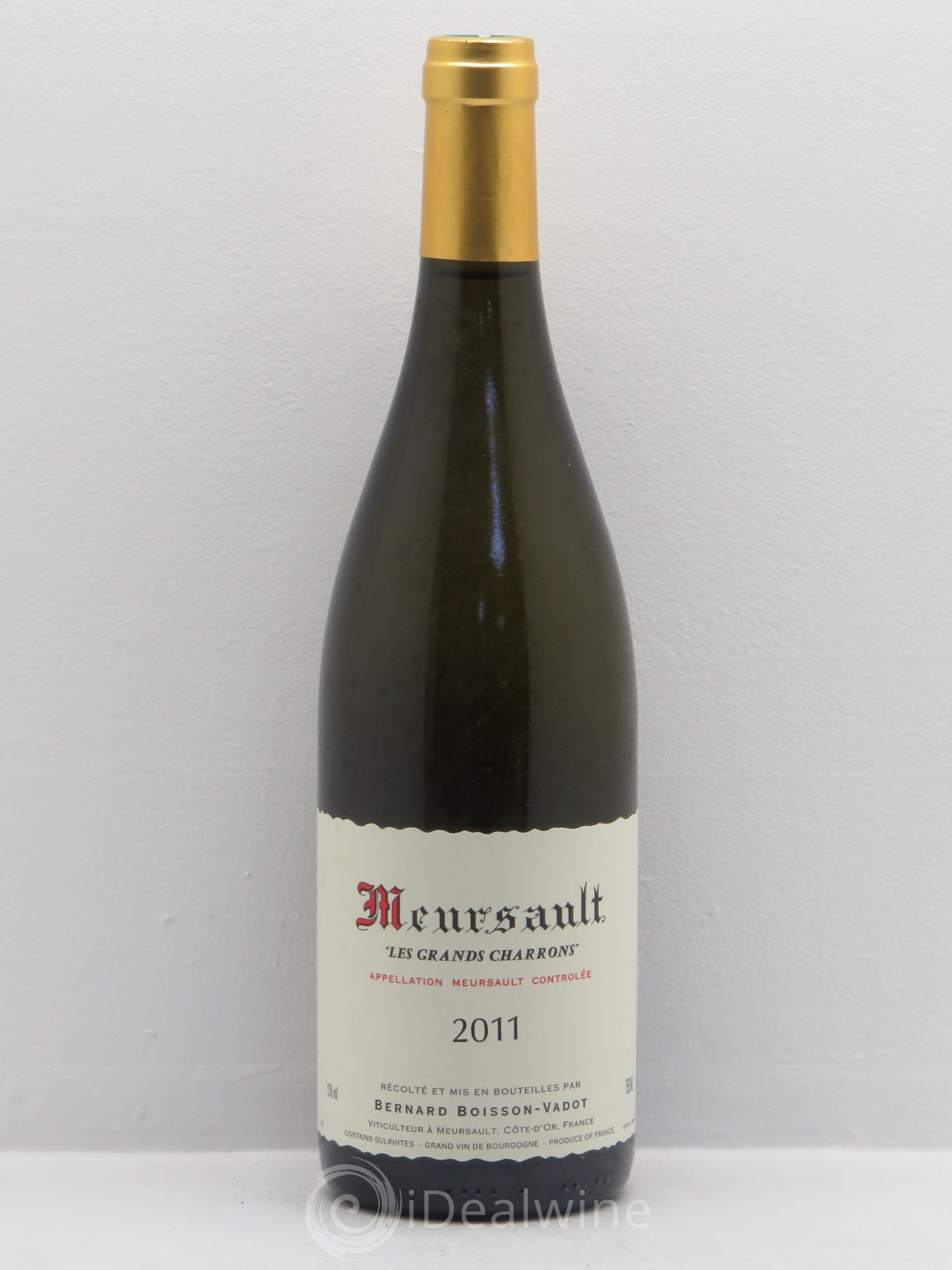 Meursault Grands Charrons Boisson Vadot 2011 - Posten von 1 Flasche - 0