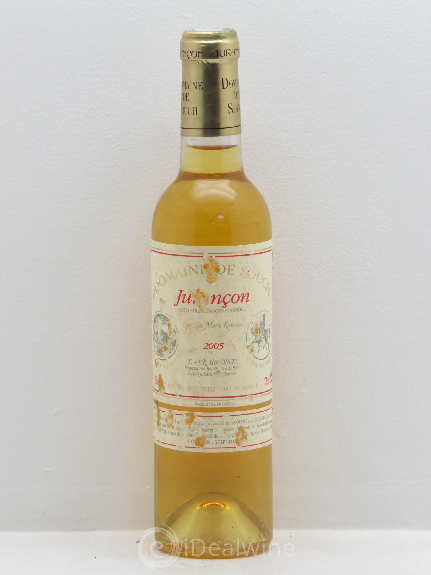 Jurançon Marie Kattalyn Souch (Domaine de) 2005 - Lotto di 1 mezza bottiglia - 0