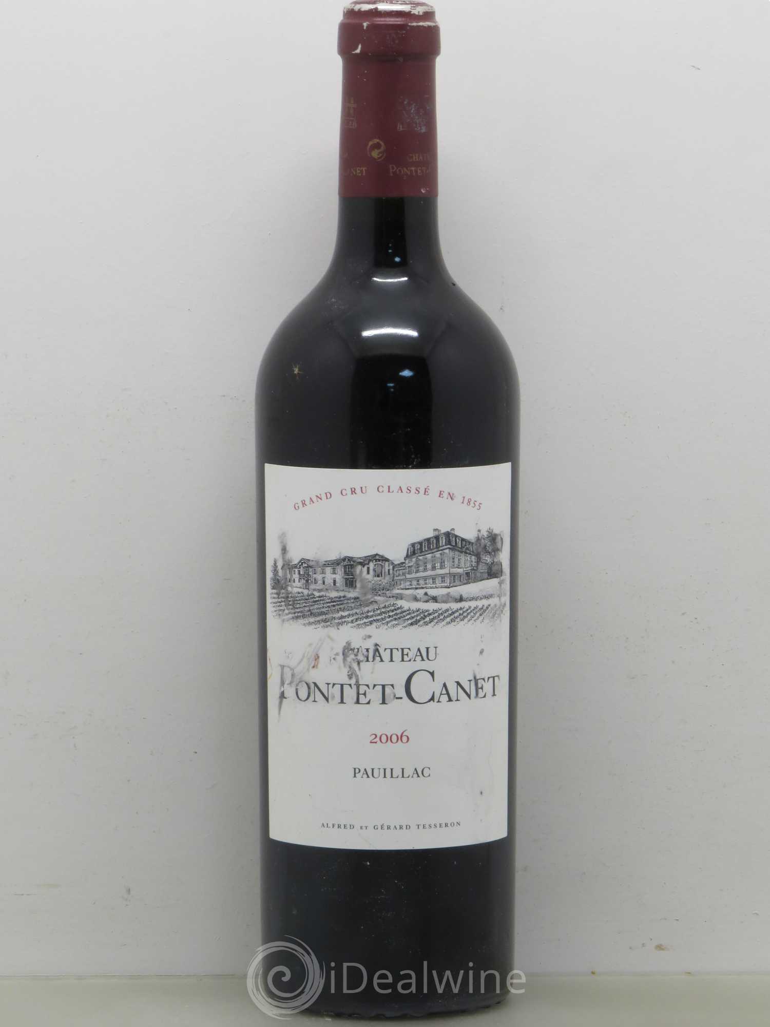 Château Pontet Canet 5ème Grand Cru Classé 2006 - Lot de 1 bouteille - 0
