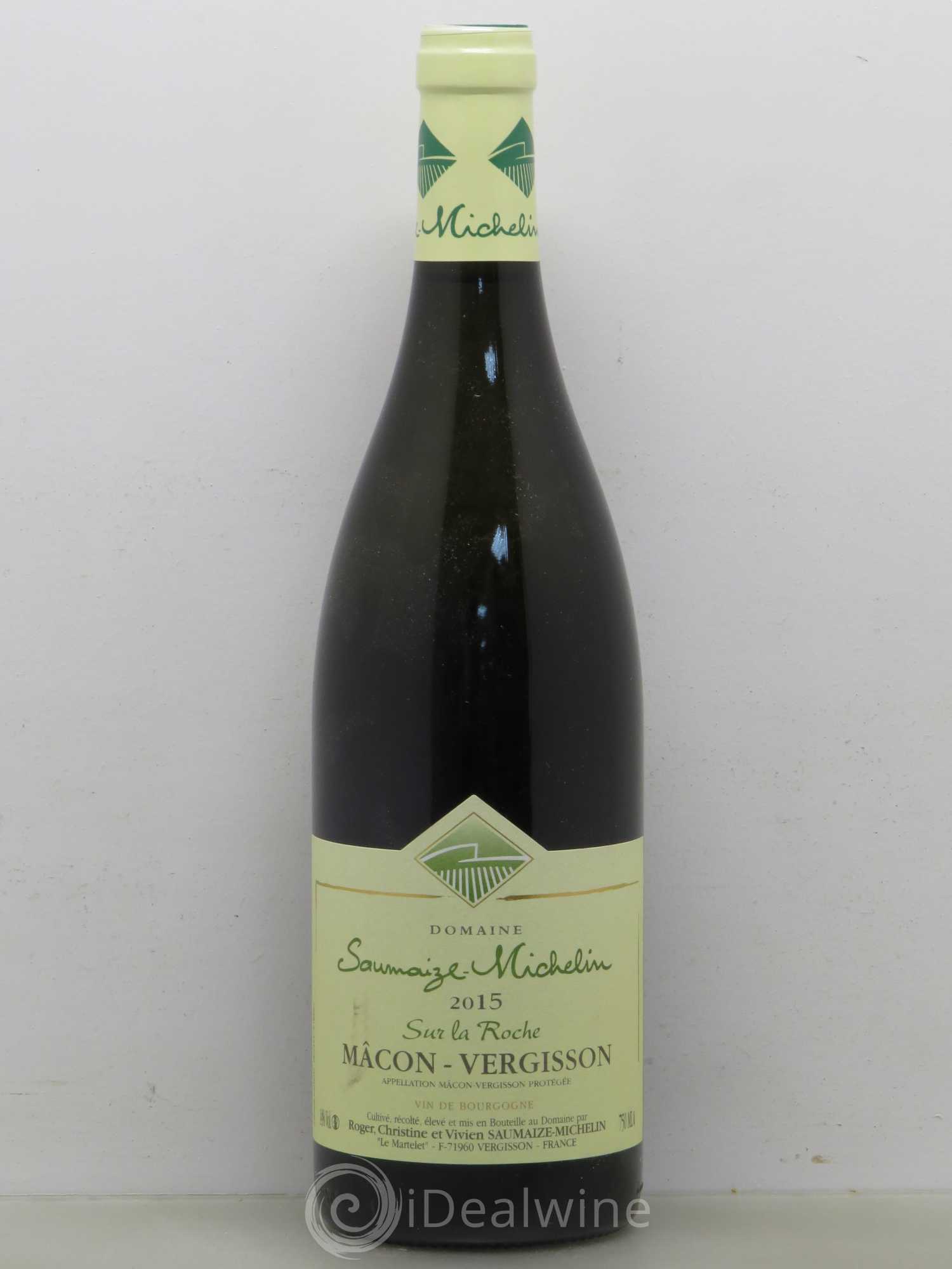 Mâcon Saumaize Michelin Vergisson Sur La Roche 2015 - Posten von 1 Flasche - 0