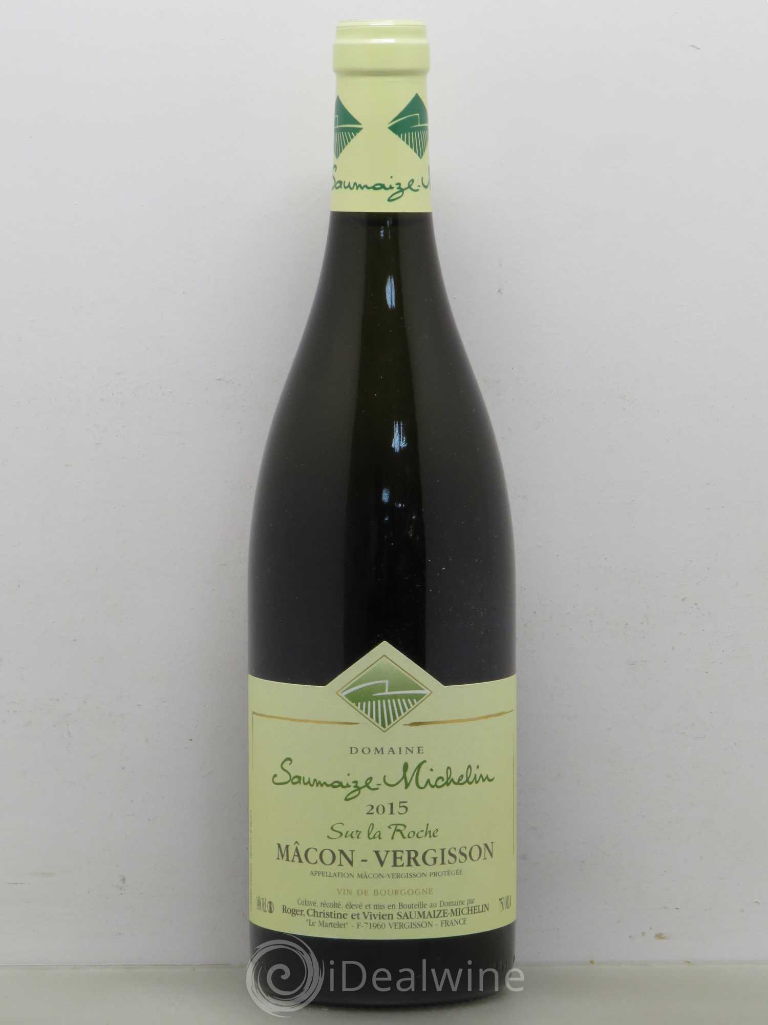 Mâcon Saumaize Michelin Vergisson Sur La Roche 2015 - Posten von 1 Flasche - 0