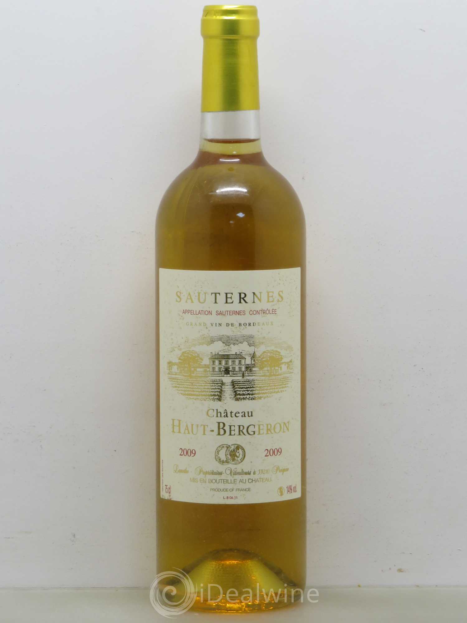 Château Haut-Bergeron 2009 - Lot de 1 bouteille - 0
