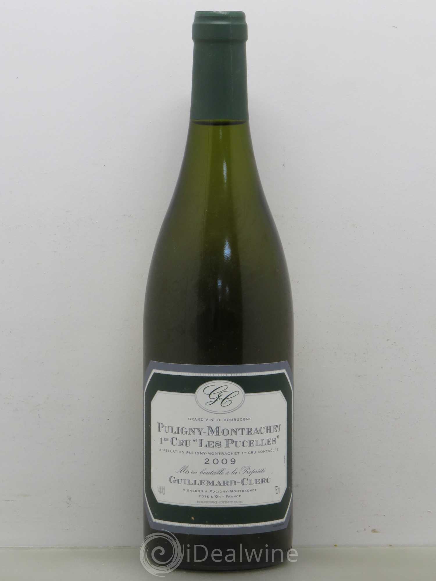 Puligny-Montrachet 1er Cru Guillemard Clerc Les Pucelles 2009 - Posten von 1 Flasche - 0