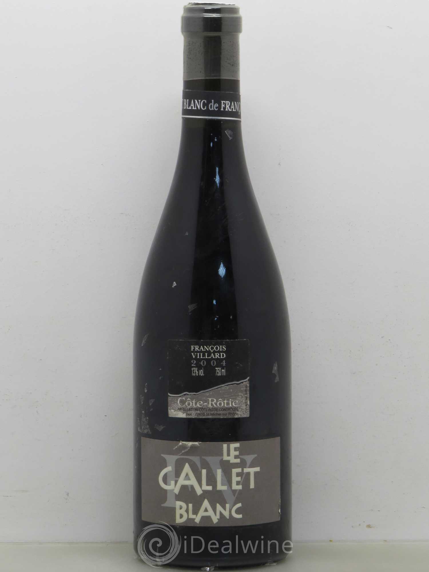 Côte-Rôtie Le Gallet Blanc François Villard 2004 - Lot de 1 bouteille - 0
