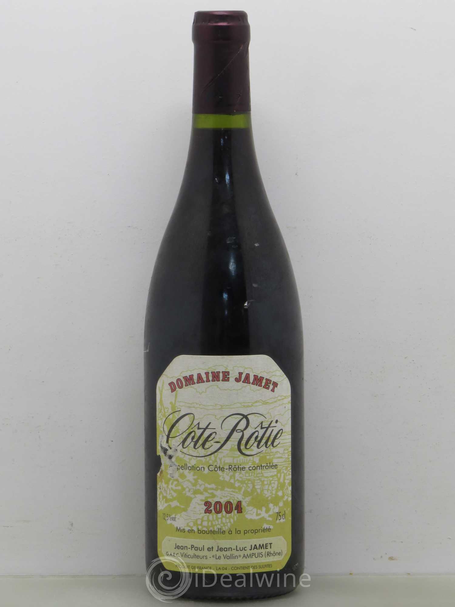 Côte-Rôtie Jamet (Domaine) 2004 - Lot de 1 bouteille - 0