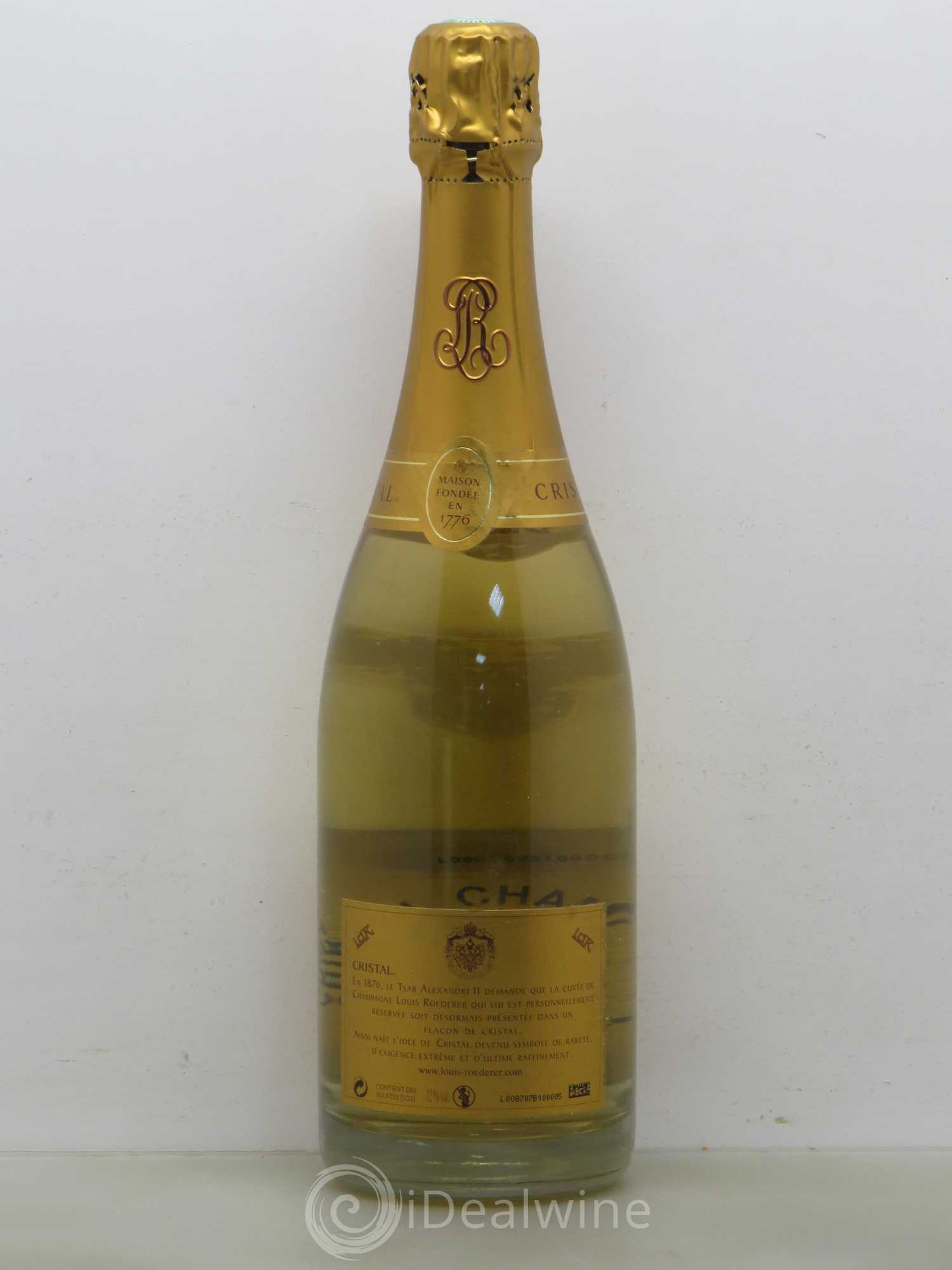 Cristal Louis Roederer 2004 - Lot de 1 bouteille - 1