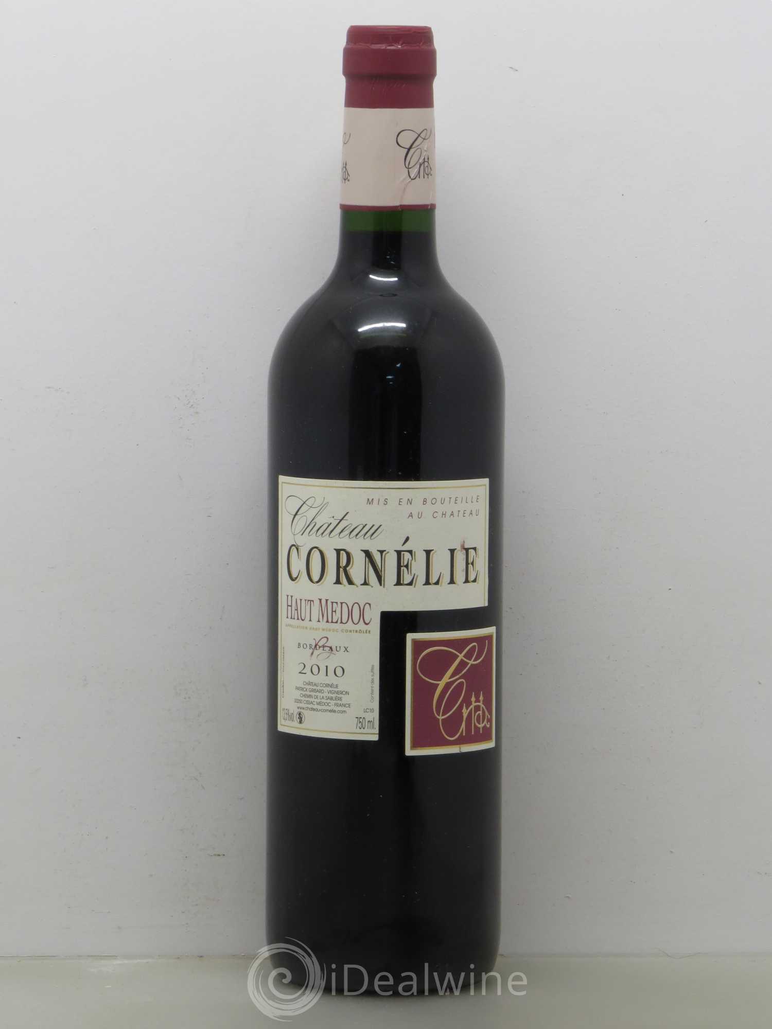 Divers Château Cornelie 2010 - Lot de 1 bouteille - 0