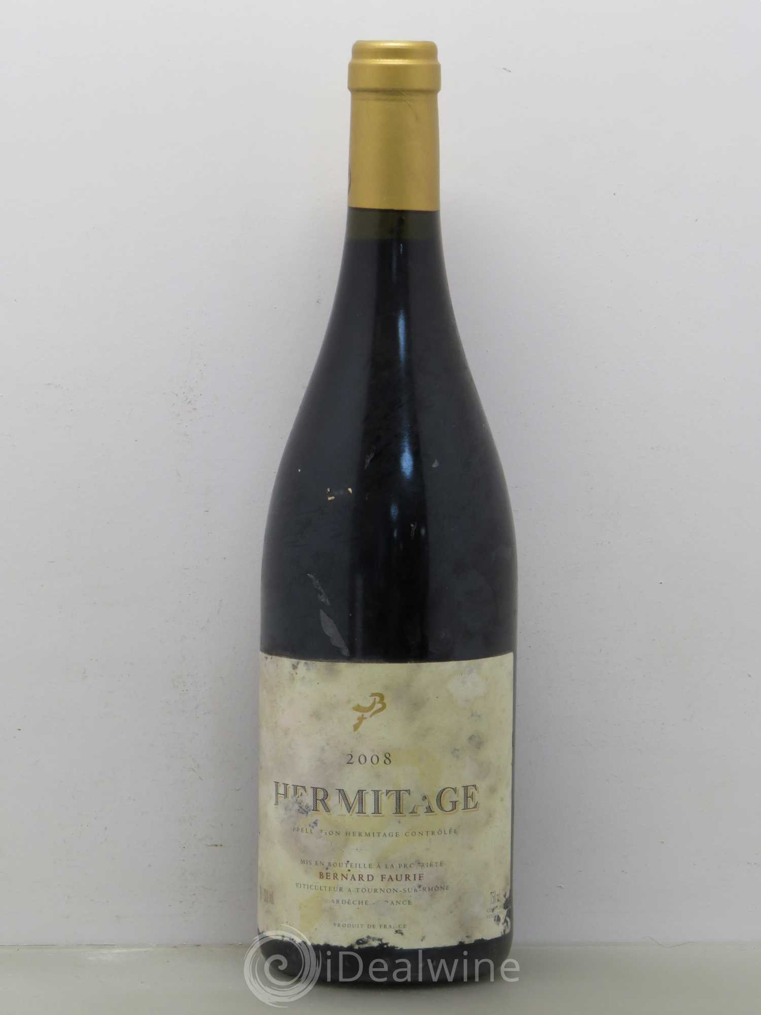 Hermitage Faurie Bessards Meal 2008 - Posten von 1 Flasche - 0
