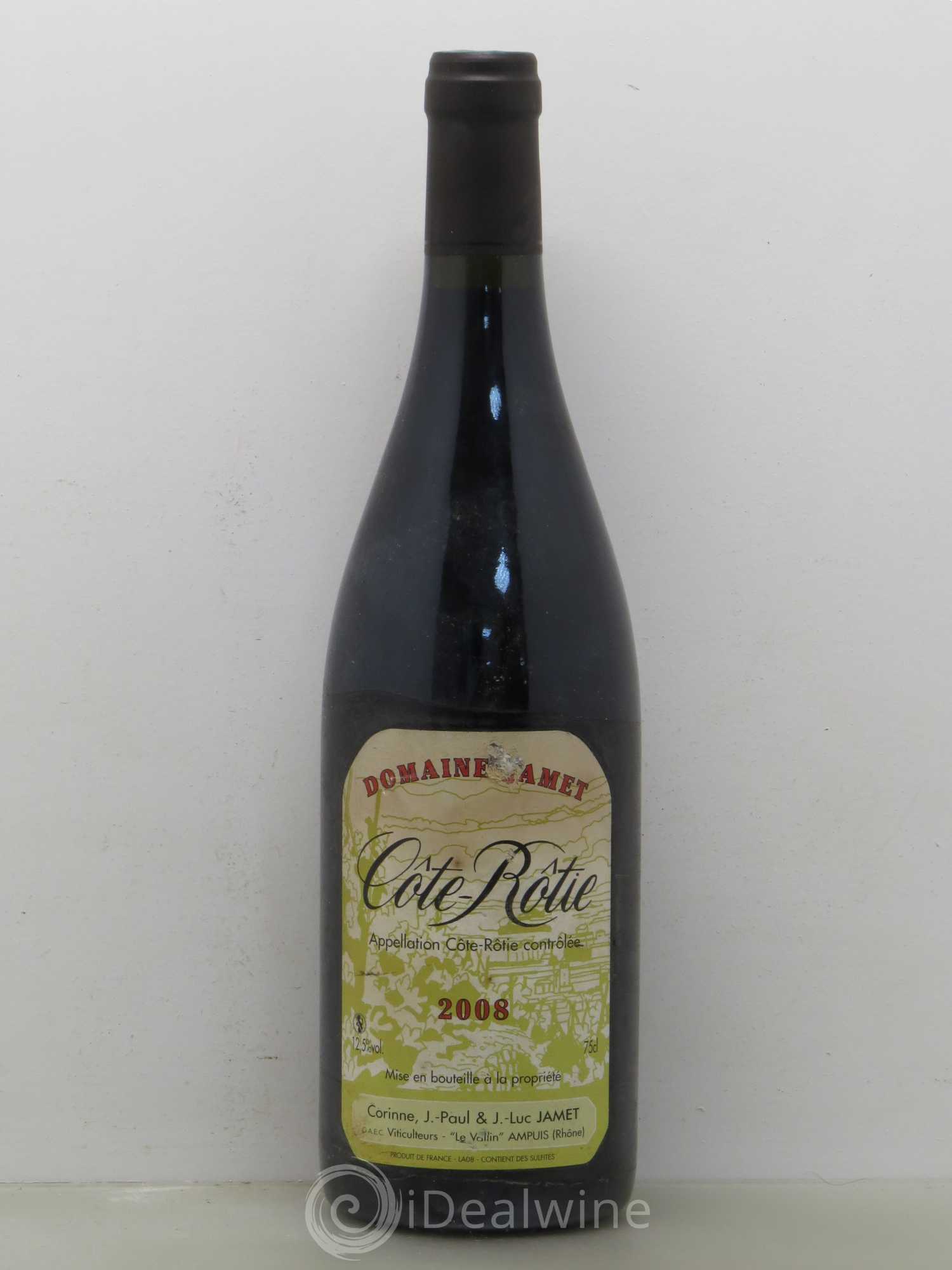 Côte-Rôtie Jamet (Domaine) 2008 - Lot de 1 bouteille - 0
